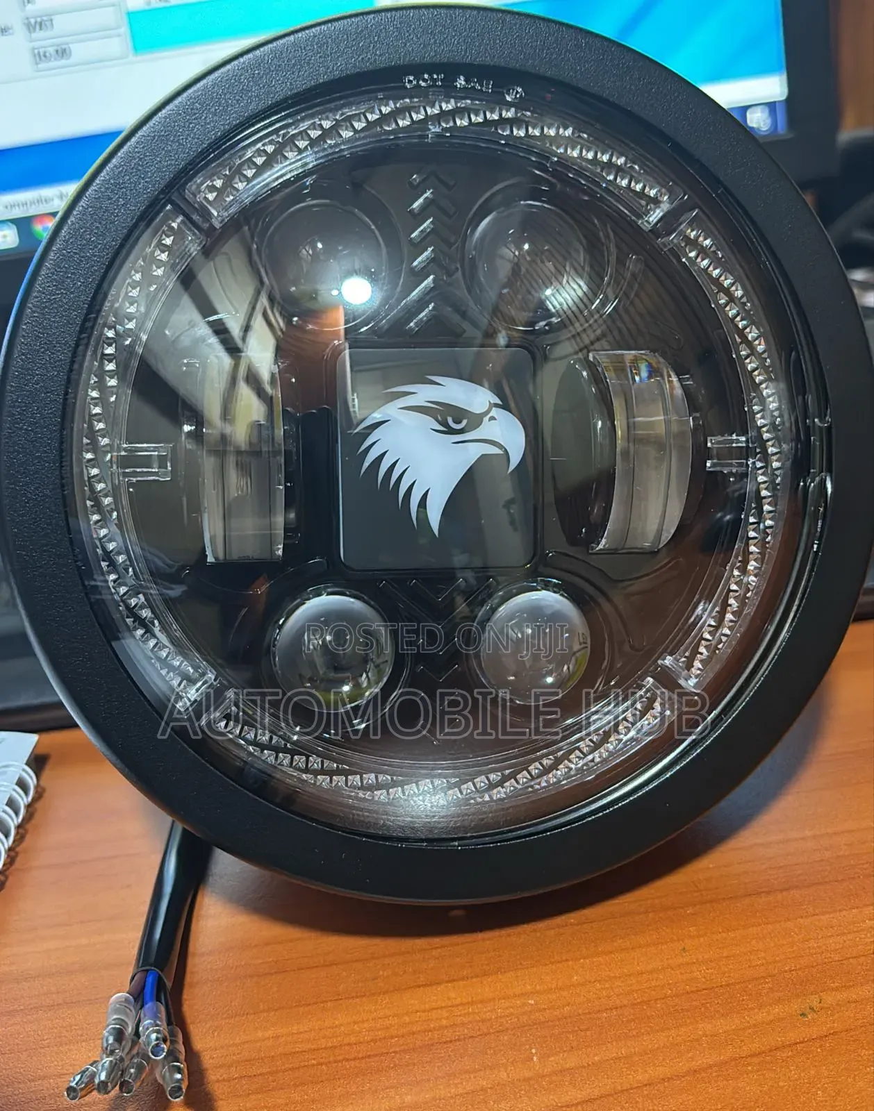 Eagle Design Ultra Bright Led Projector Headlamp With Halo Ring