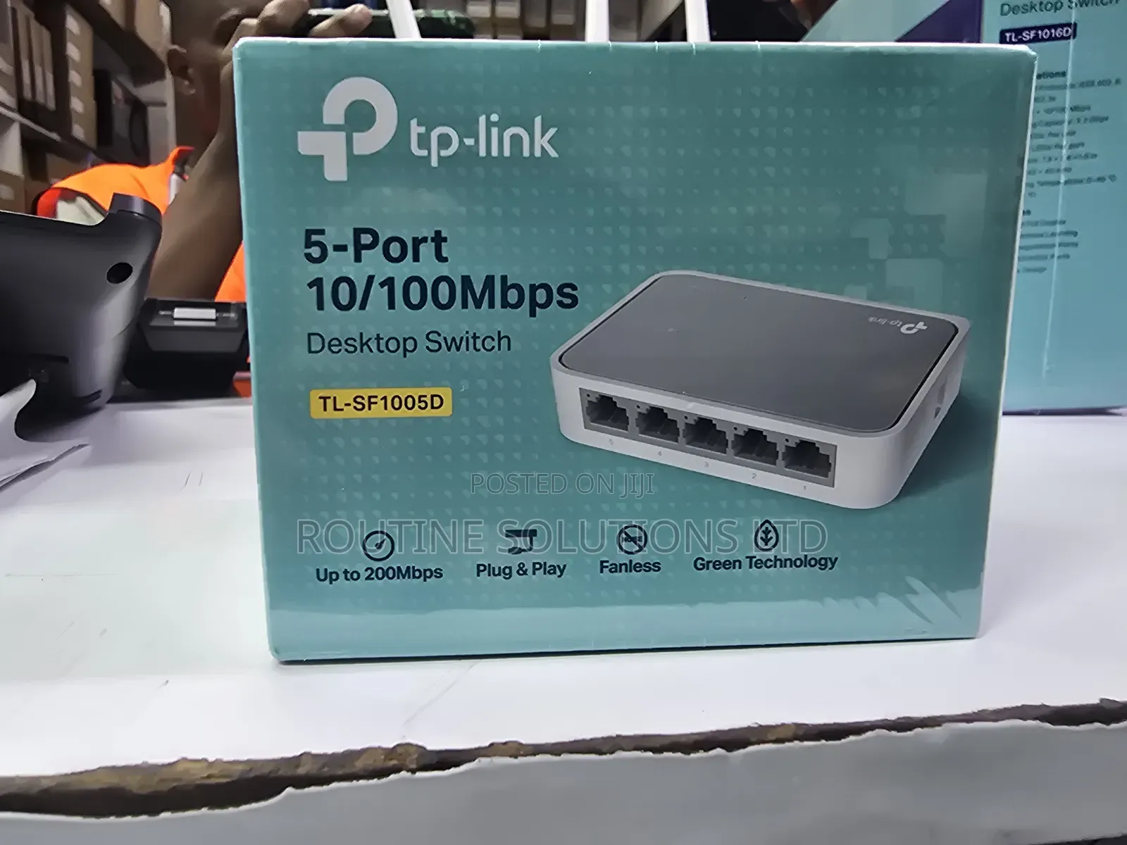Tplink 5 Port 10/100mbps Desktop Switch Tl-Sf1005d