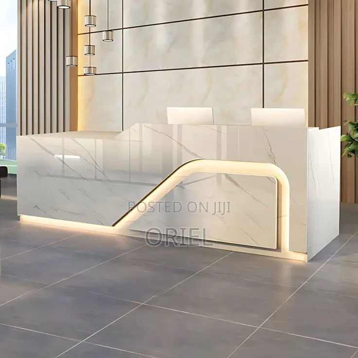 Modern Reception Desk : Led Reception Office Desk