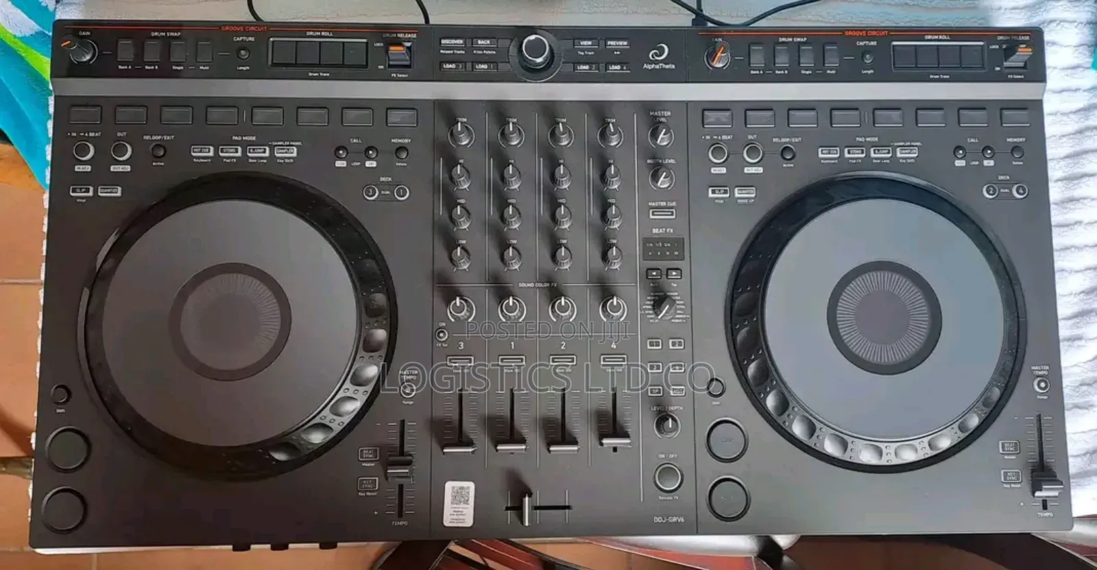 Alphatheta DDJ-Grv6 4-Channel Dj Controller With Groove Circuit