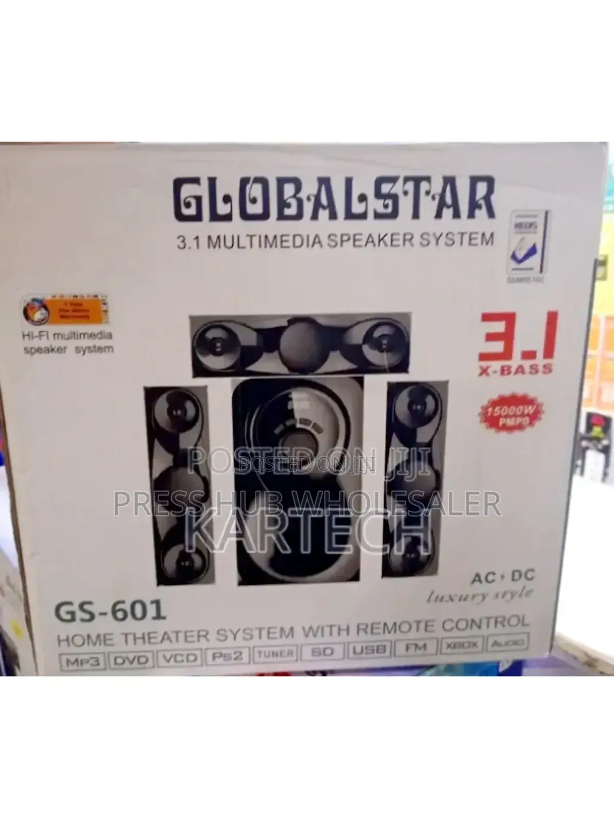 Globalstar Gs-601 3.1 Multimedia Speaker System.