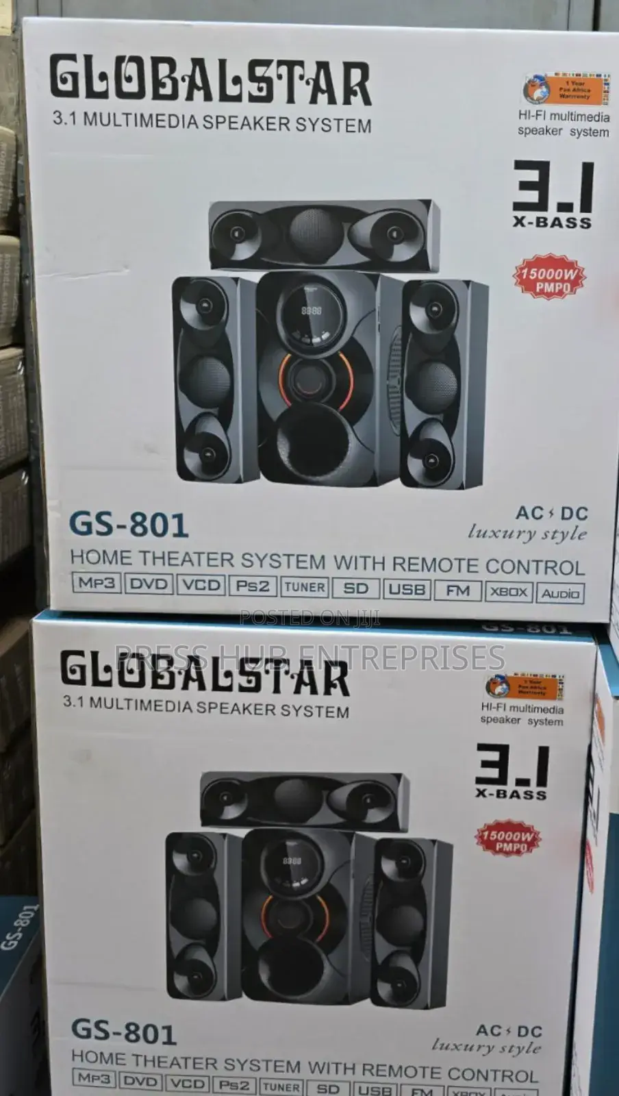 Globalstar Gs-601 3.1 Multimedia Speaker System. " 