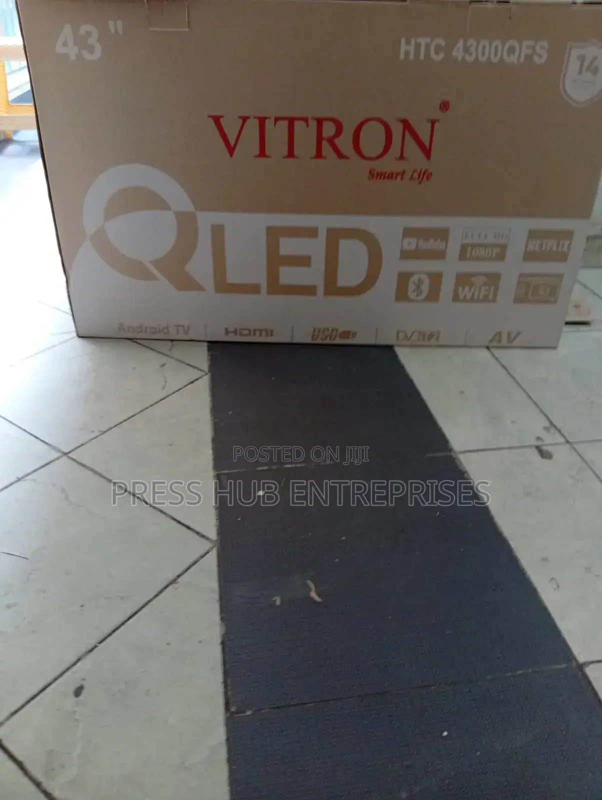 Vitron 43-Inch Qled Smart Tv*