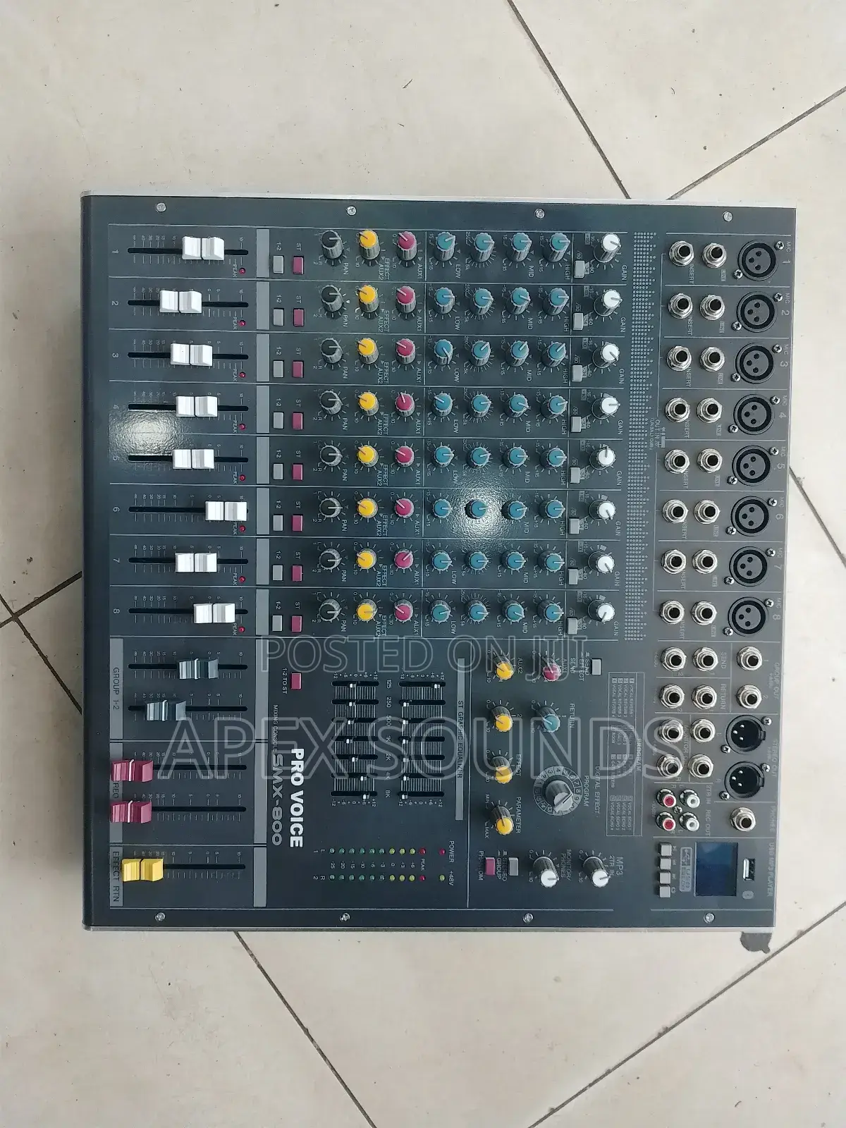 Plain Mixer. SMX 8 Channel