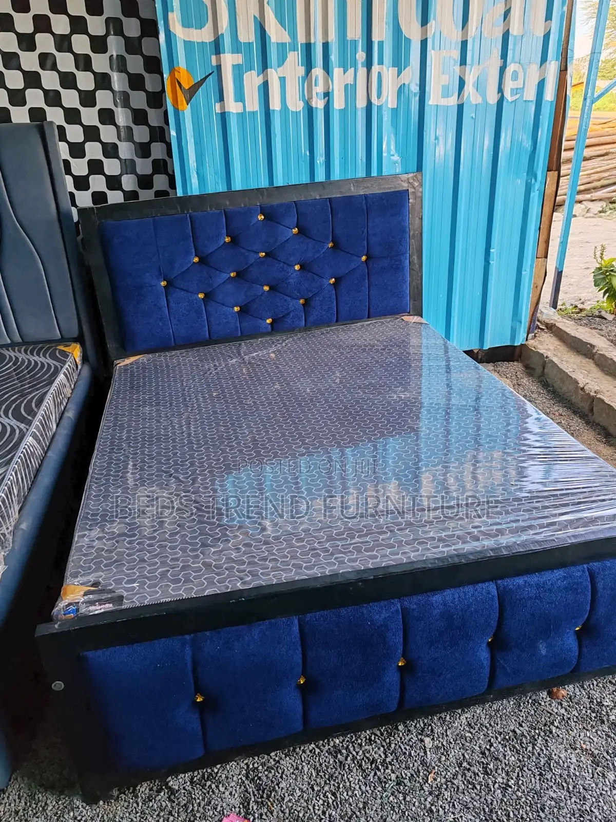 Inviting Blue Bed 5 by 6