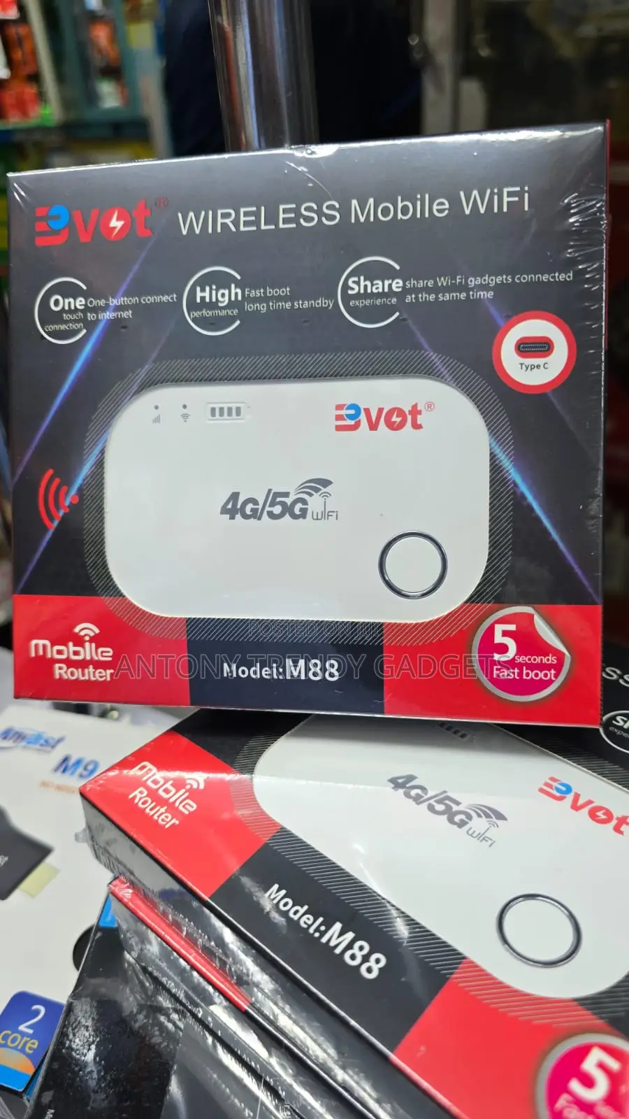 Bvot M88 Portable 4g/5g Mifi Pocket Wi-fi, Pocket Wifi Router