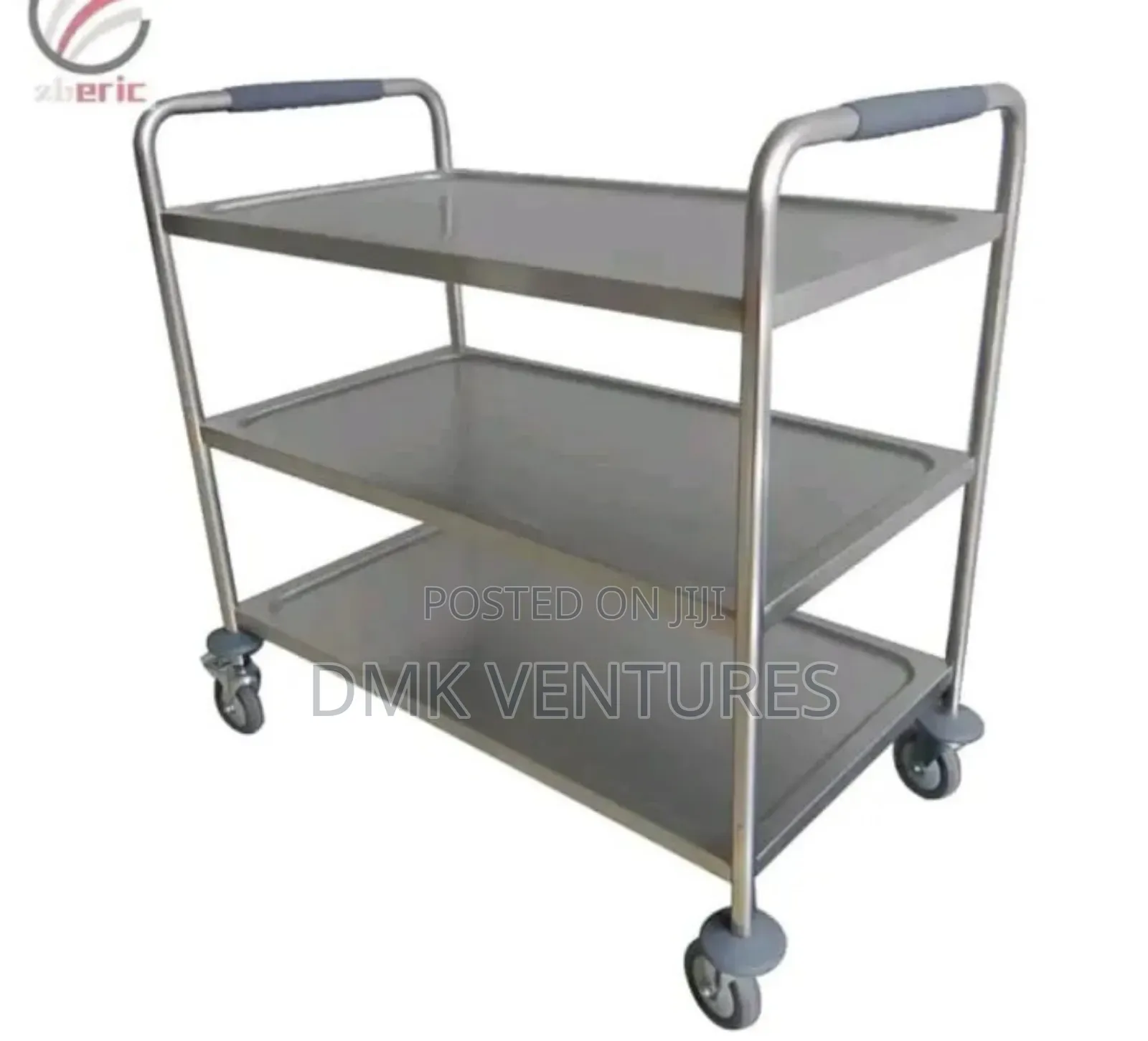 Stainless Steel Fabricated Hospital Multipurpose Trolley