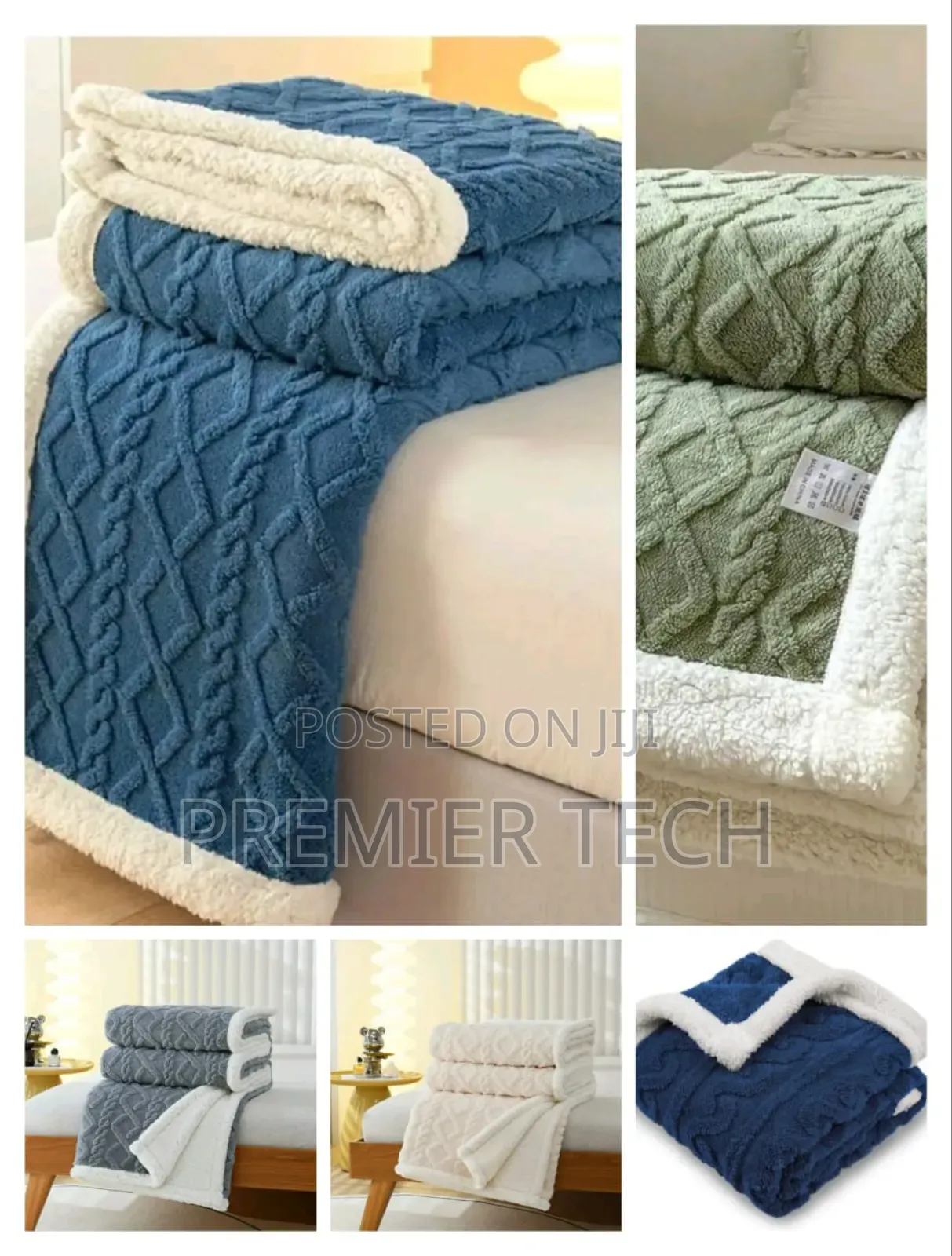 *Sherpa/Fleece Throw Blankets