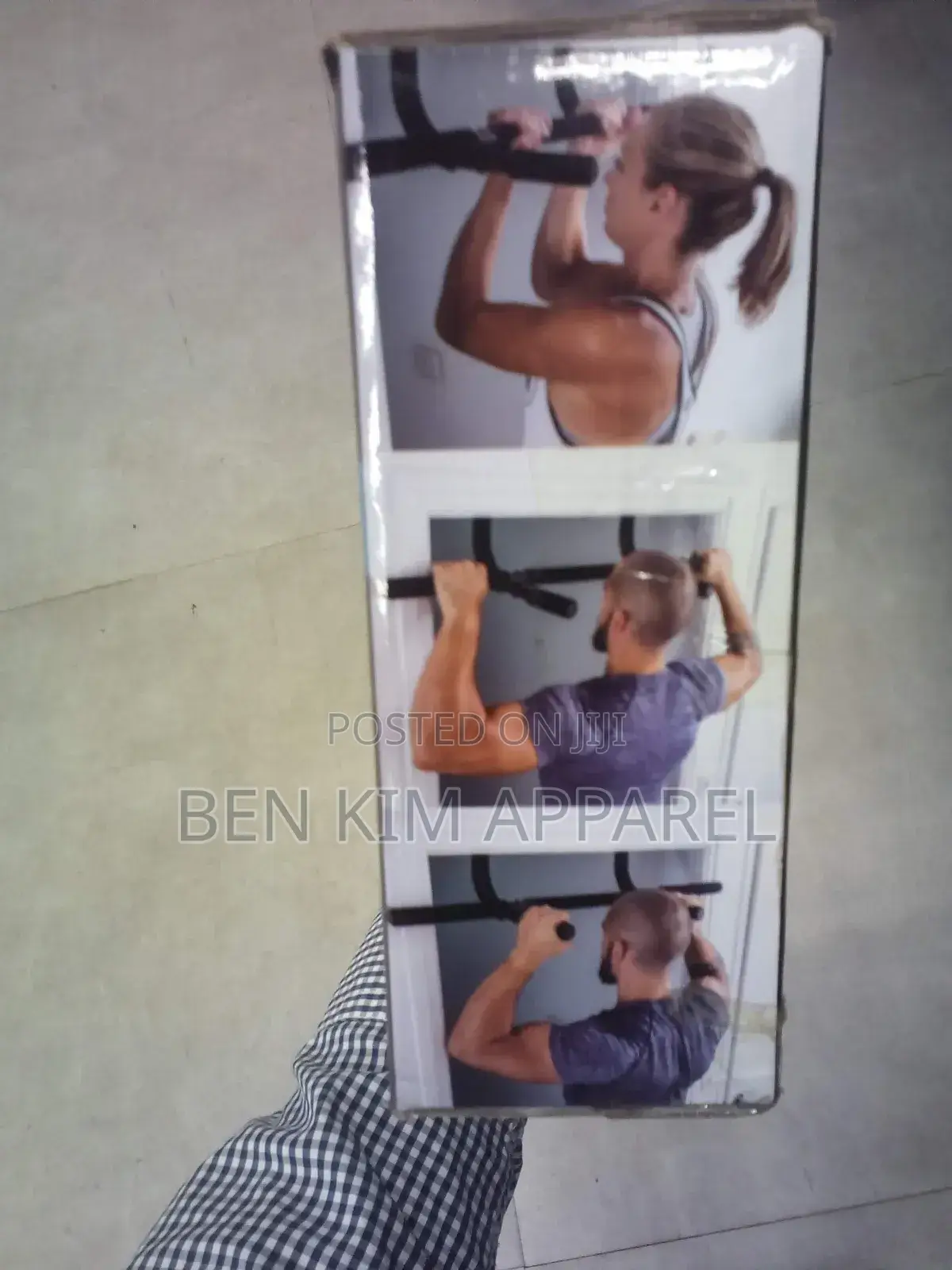 Strength Training Pull Up Bar Doorway Installation 130kgs Max User.
