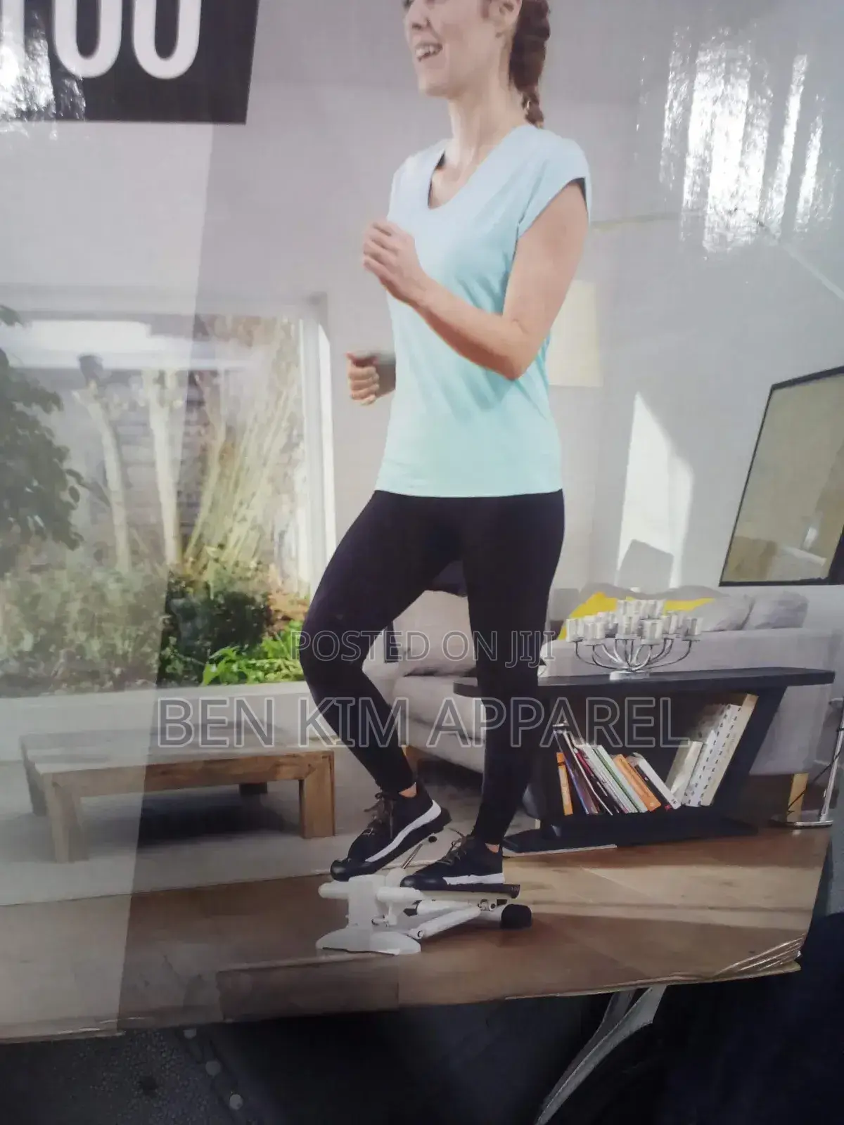 Lower Body Strength and Cardio Stepper Light Blue Color