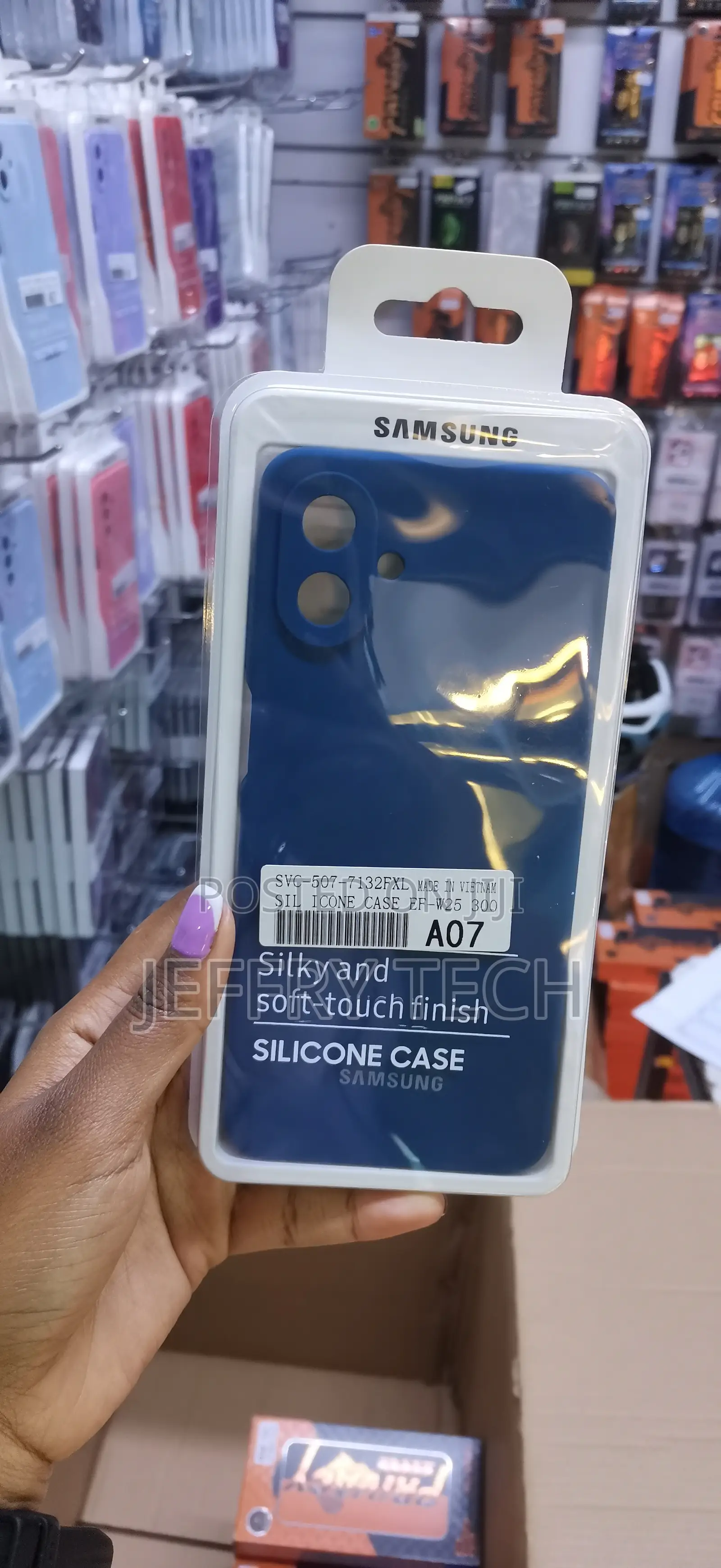 Filers Samsung Galaxy A07 Soft Silicone Gel Rubber Shockproof Cover