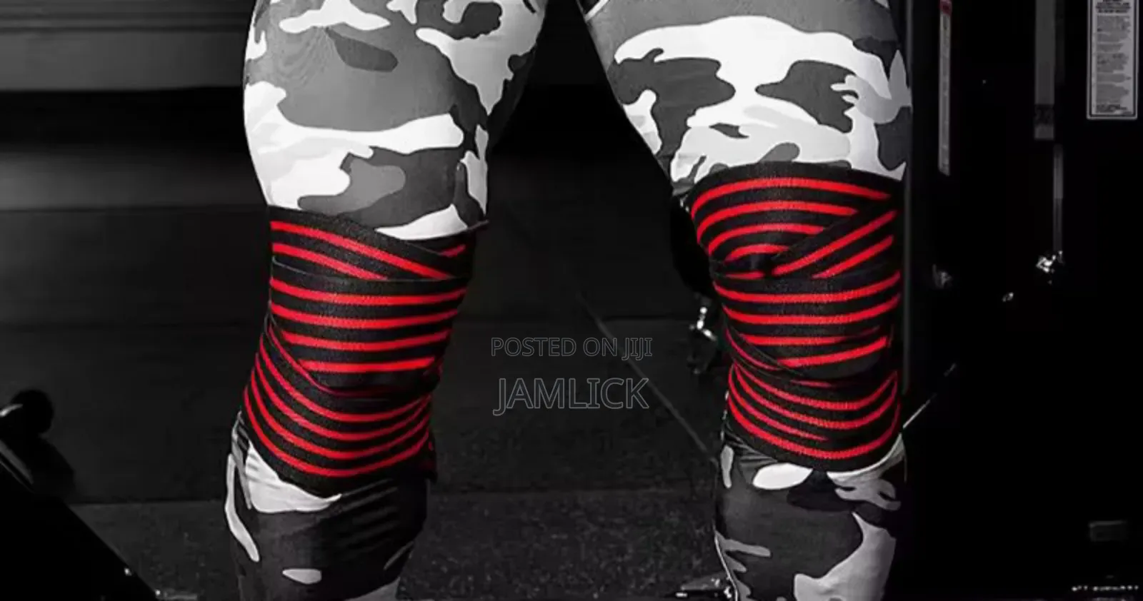 Men Fitness Knee Wraps –Cr