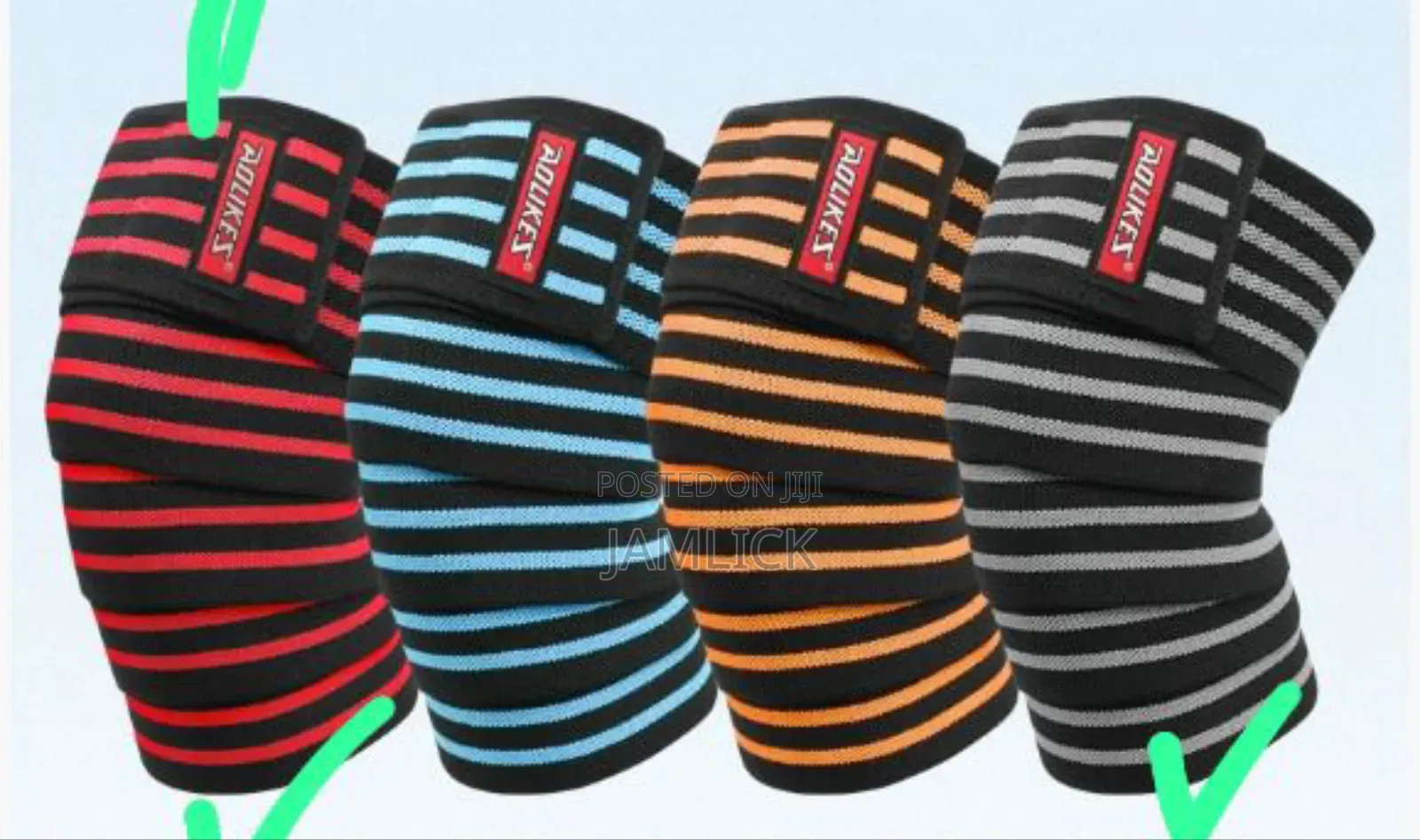 Men Fitness Knee Wraps –Cr