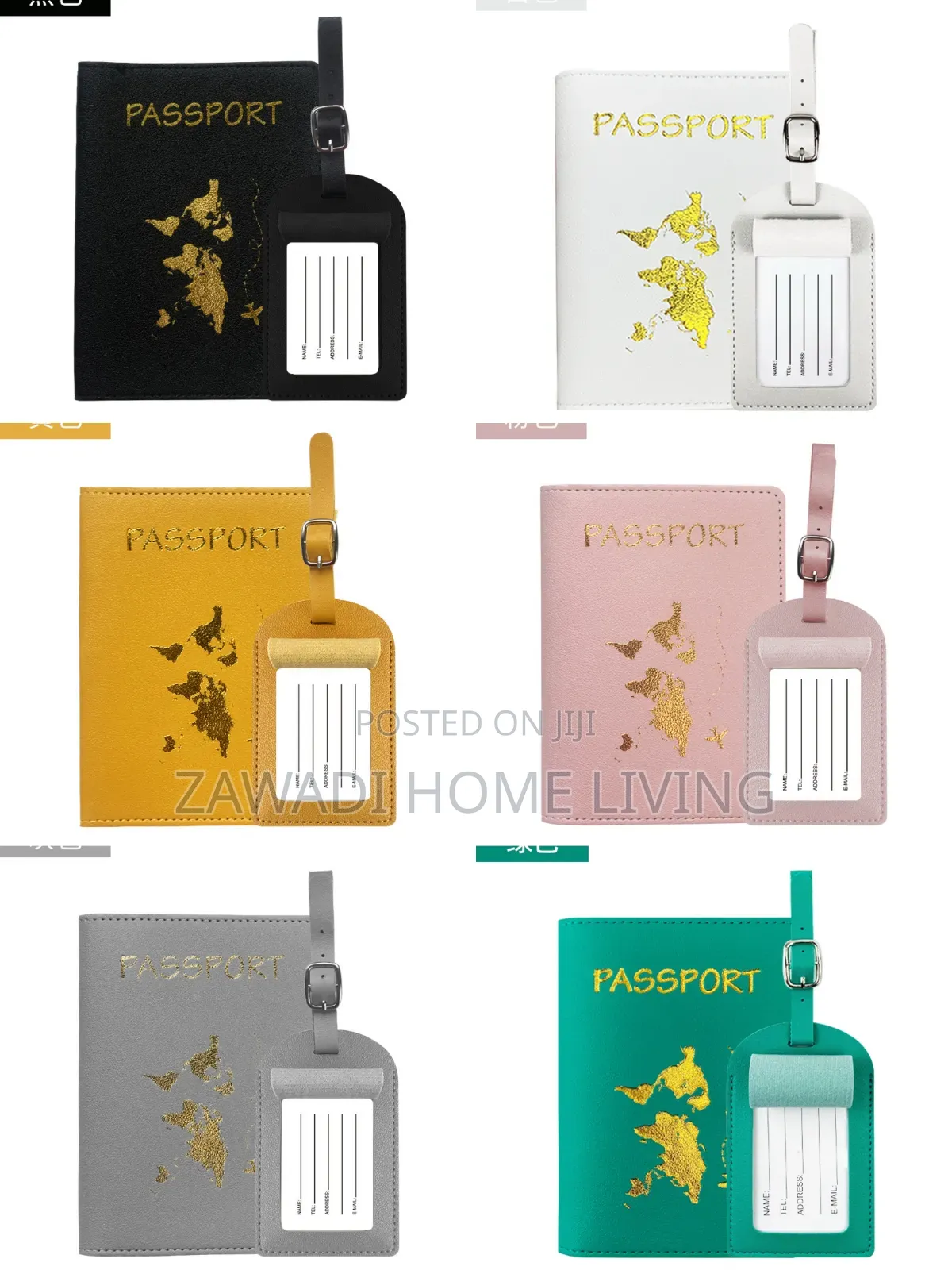 Passport Holder/ Passport Cover With Luggage Tag