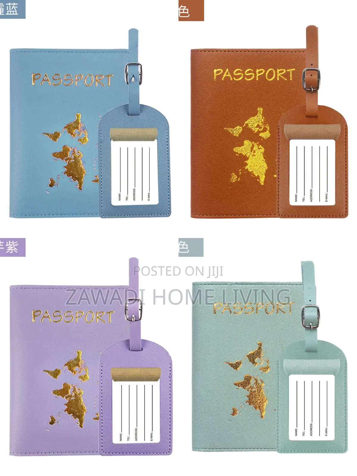 Passport Holder/ Passport Cover With Luggage Tag