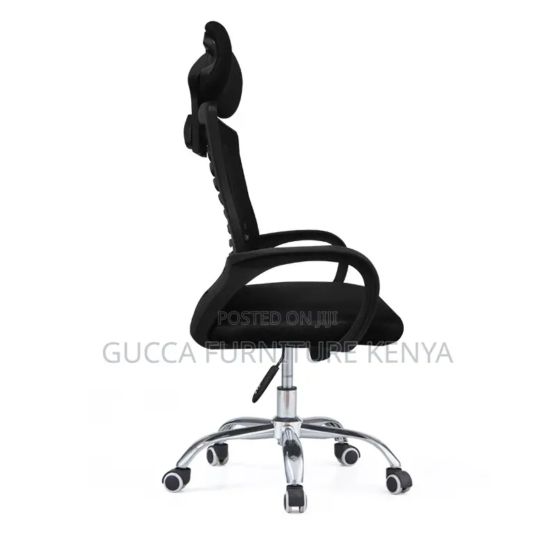 Swivel Secretarial Headrest Mesh Chair