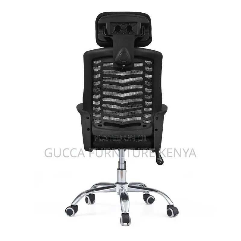 Swivel Secretarial Headrest Mesh Chair