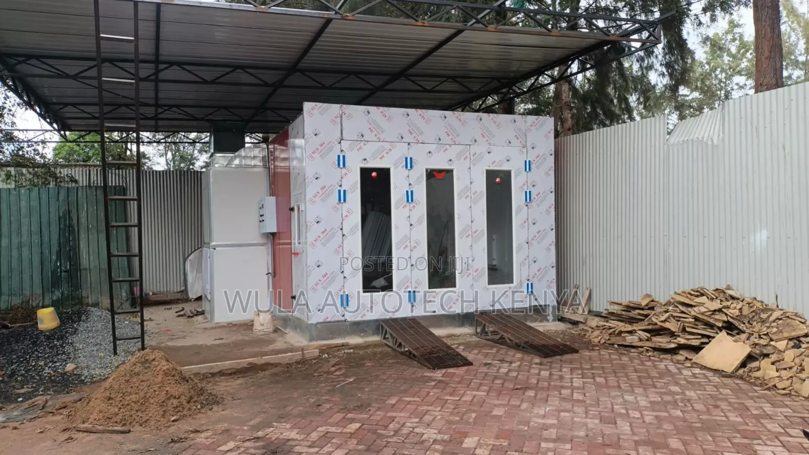 Heavy Duty Sunshine Power Spray Booth Machine Best Quality