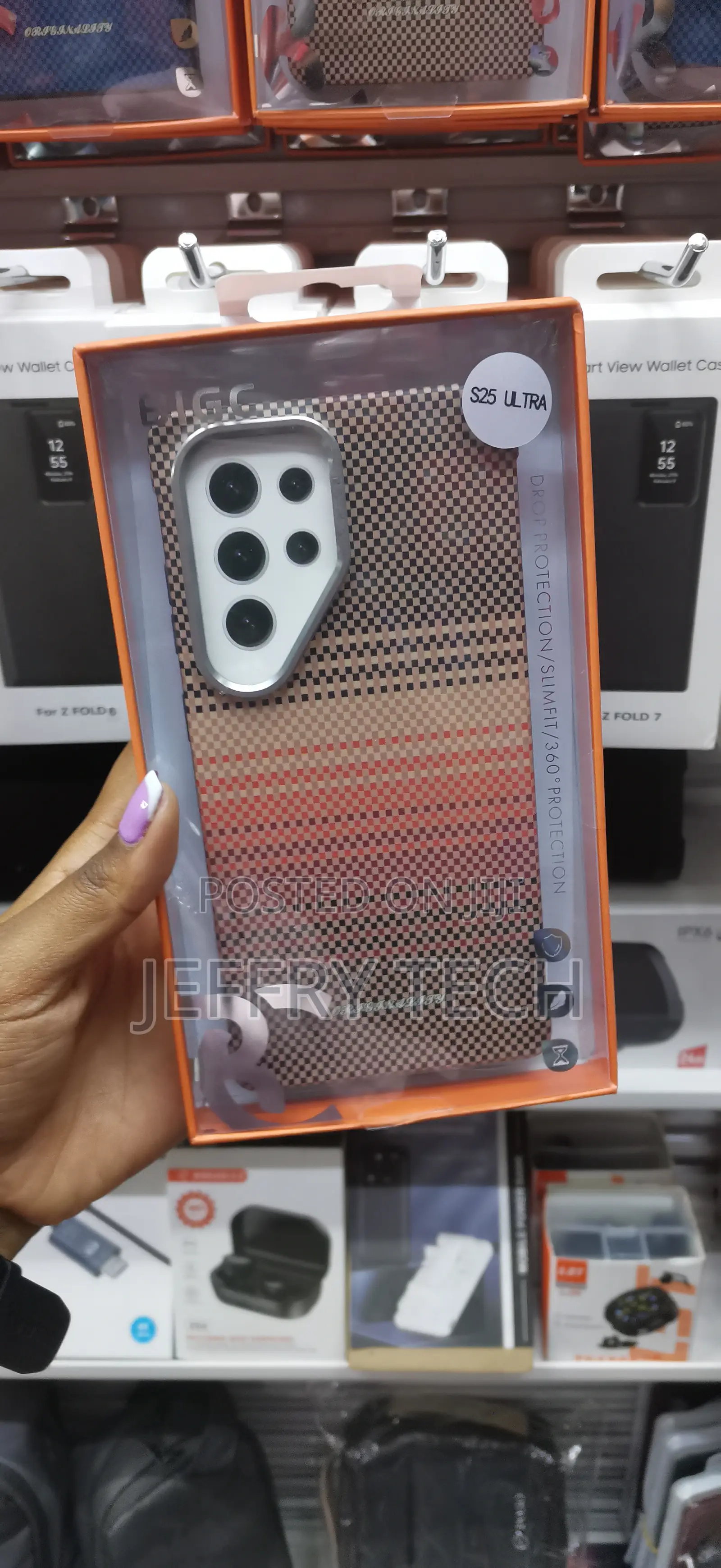 Kioter Carbon Fibre Tribal Magnetic Case for Samsung Galaxy S25 Ultra