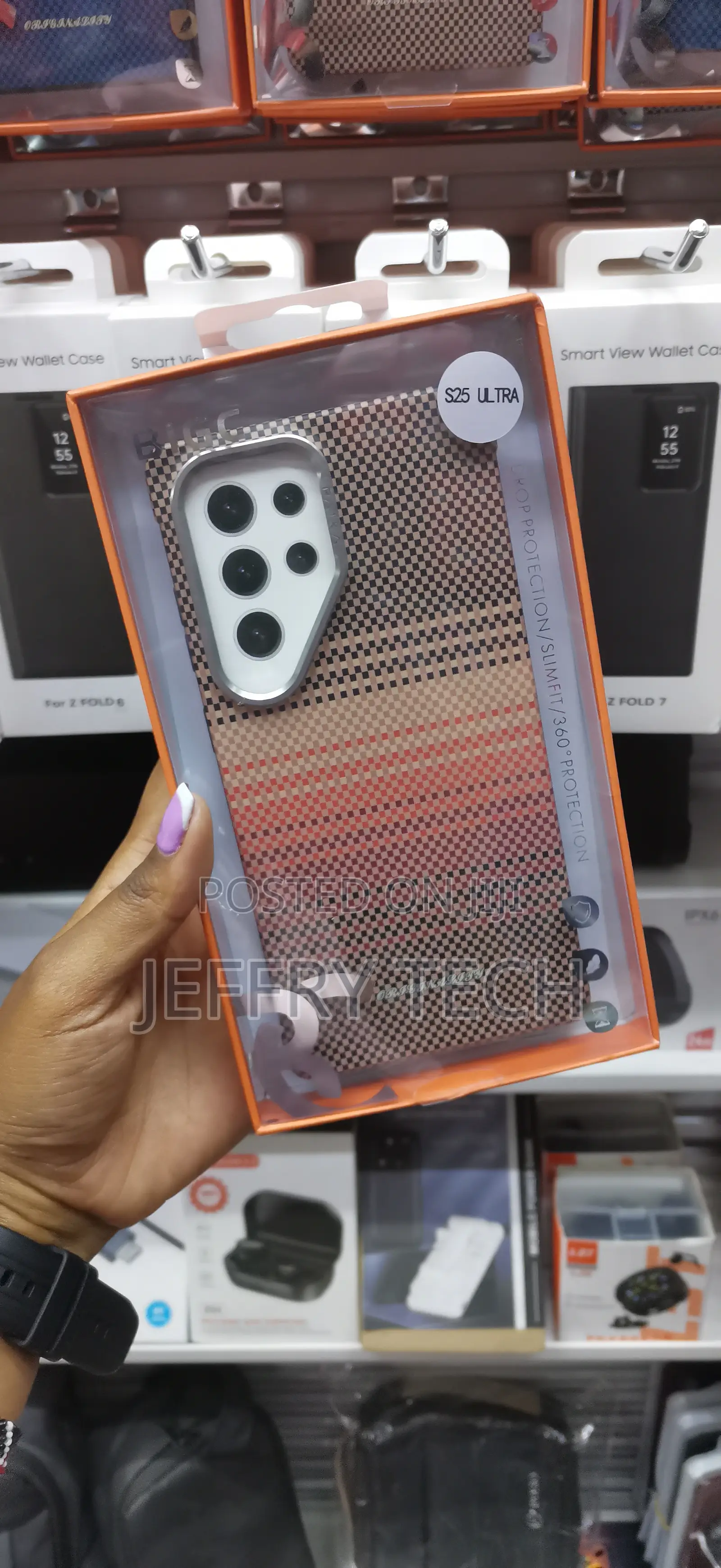 Kioter Carbon Fibre Tribal Magnetic Case for Samsung Galaxy S25 Ultra