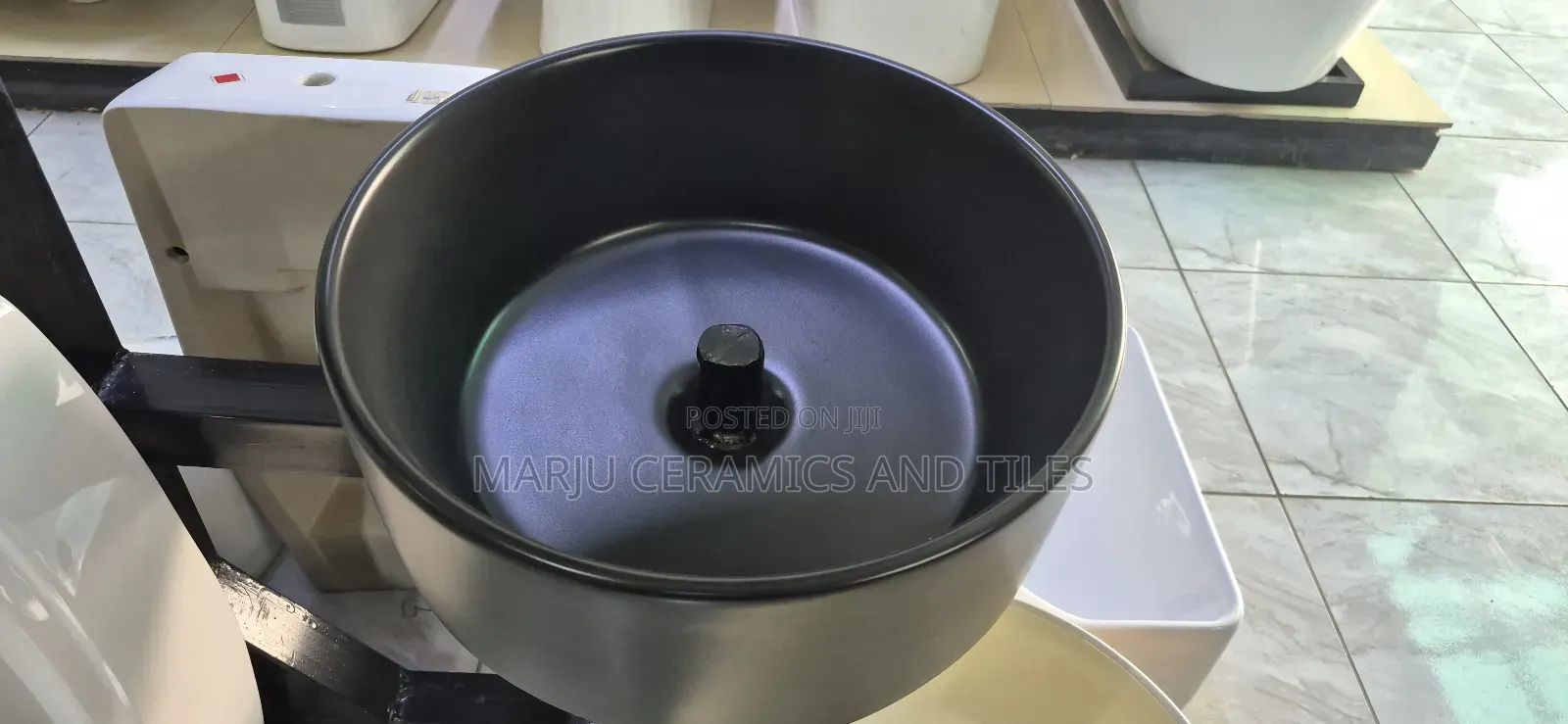 Matt Black Counter Washhand Basin