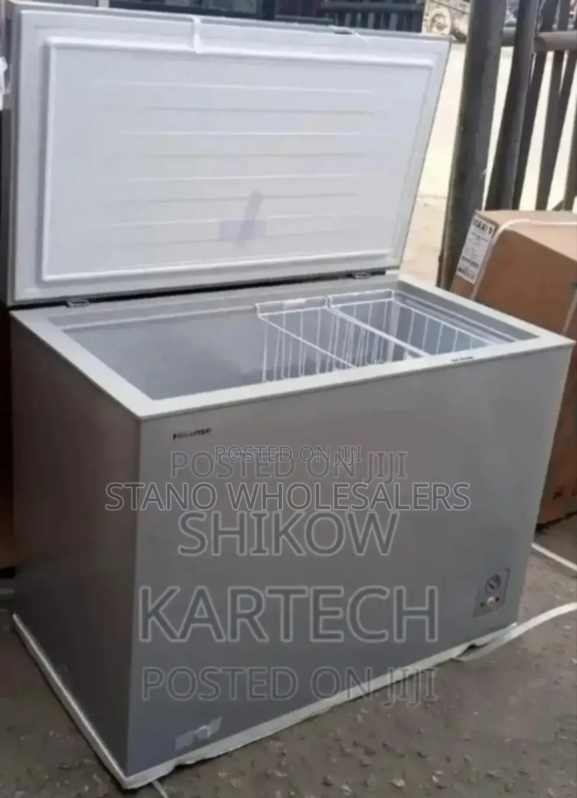 New Silver Original -Hisense 297l Freezer