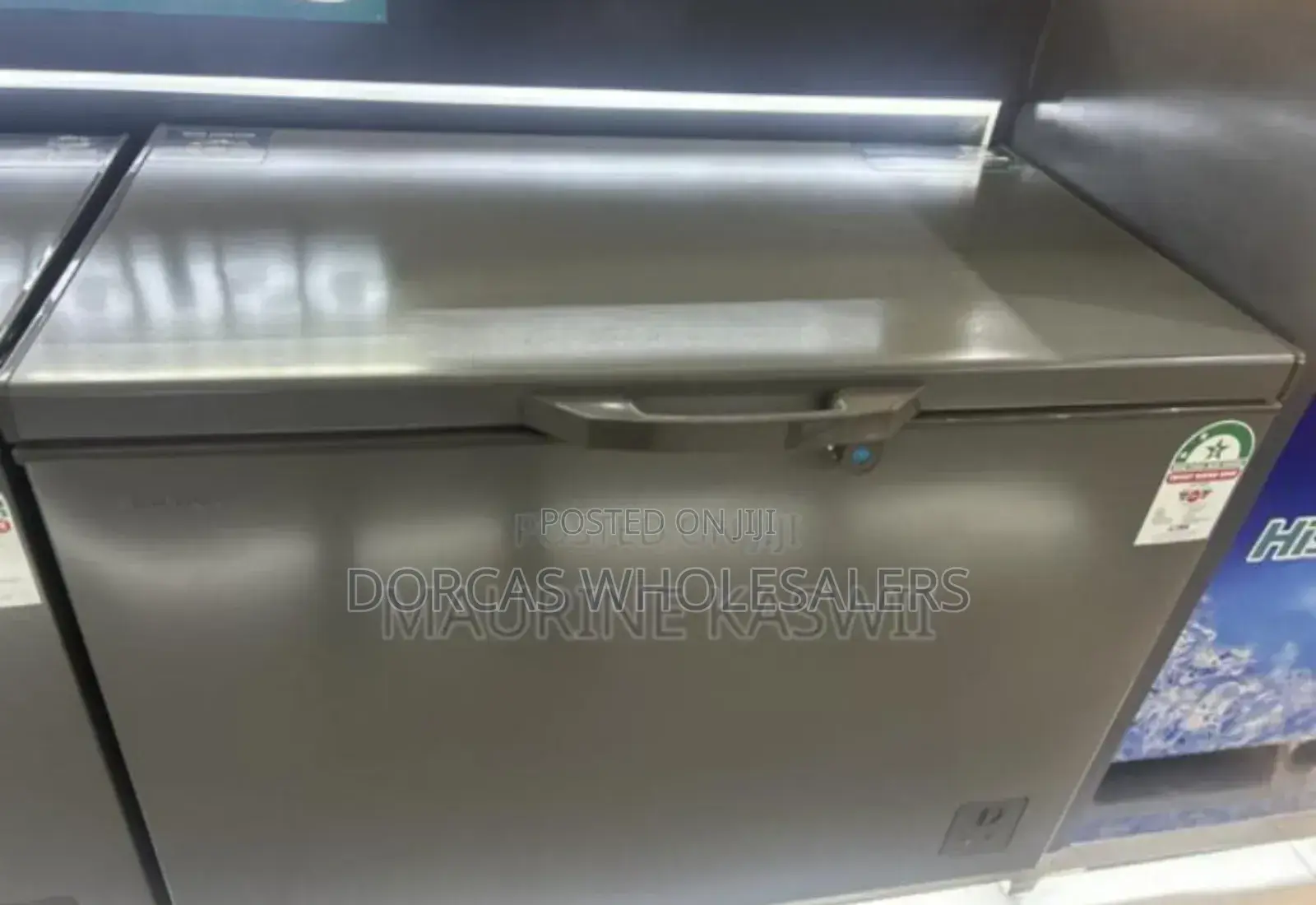 Colour Dark Silver -Hisense 297l Freezer