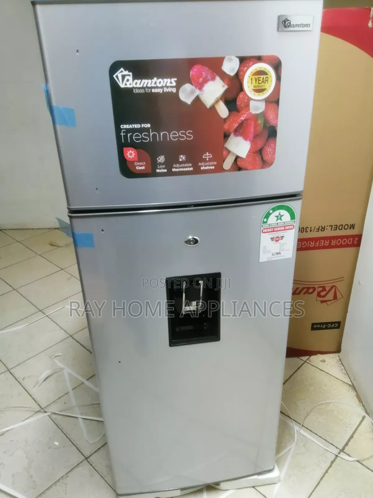 Double Door Refrigerator With Water Dispenser 213litres