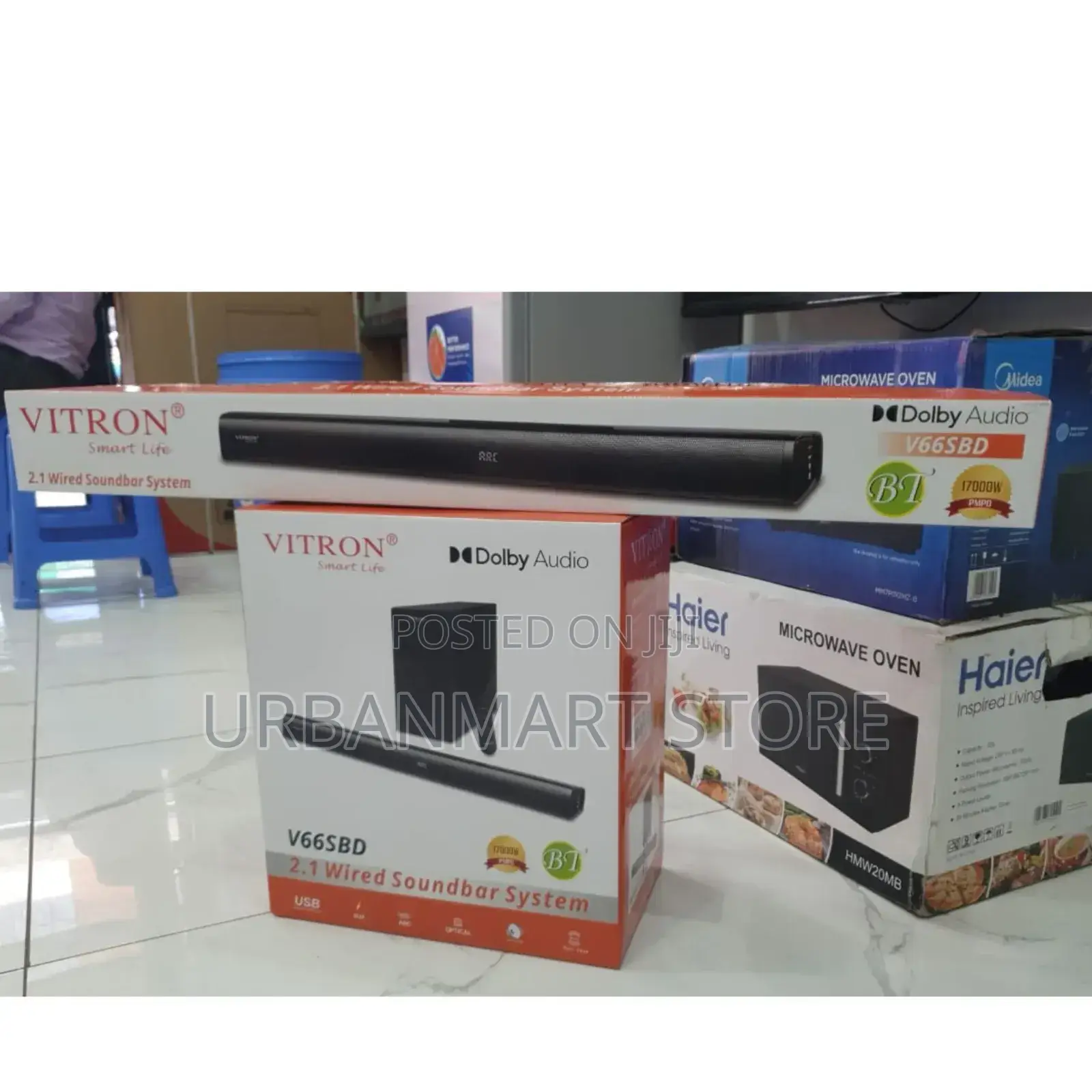 Vitron V66sbd 17000w Dolby Atmos 2.1 Wired Soundbar System