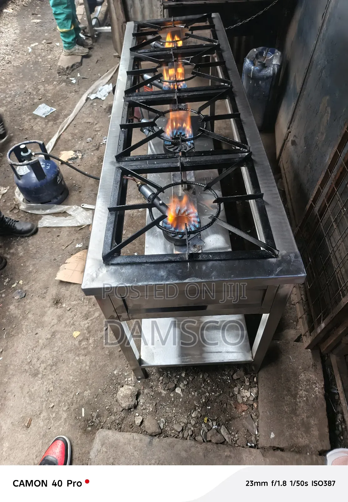 Stainless Steel 4 Burner