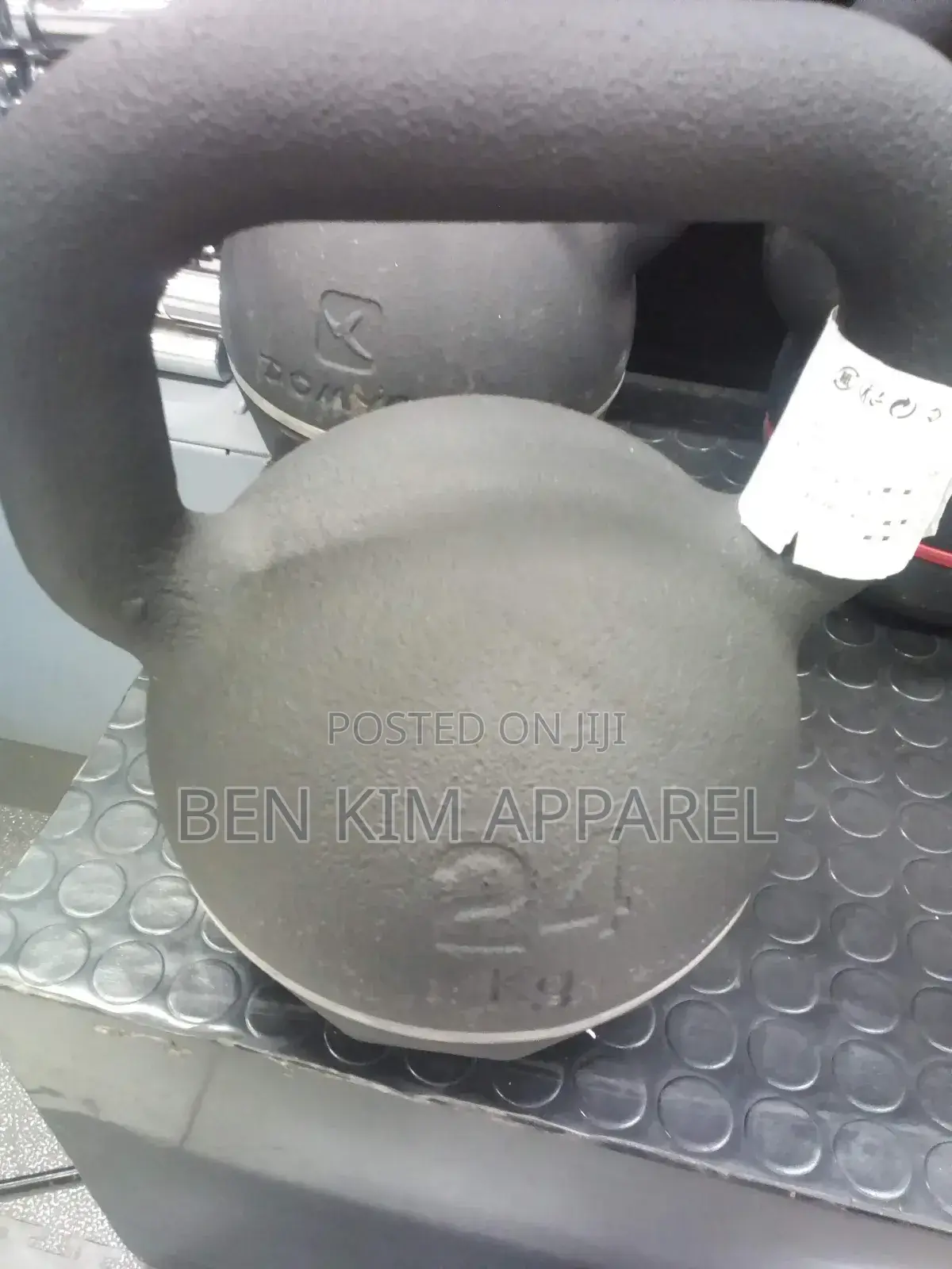 24kgs Cast Iron With Rubber Base Single Kettlebell