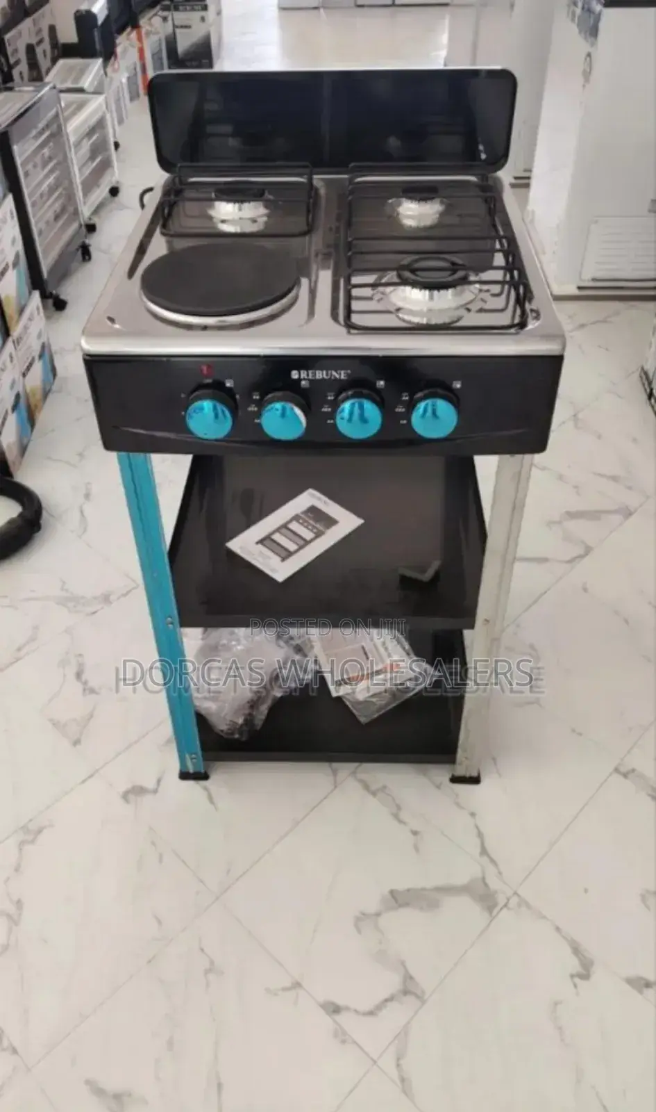 Pay on Delivery New Rebune 3+1 Cooker With Shelves
