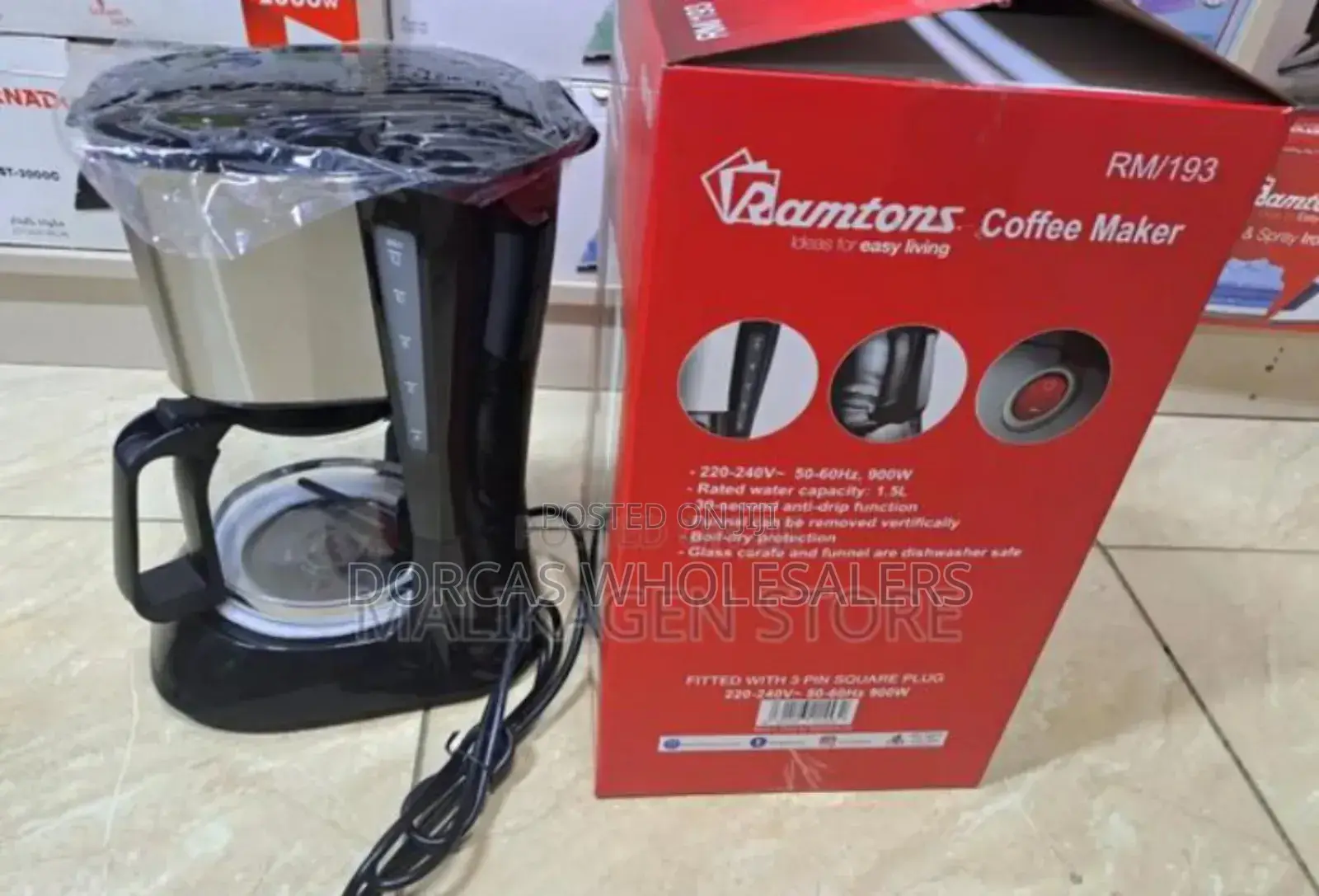 Most Affordable. Clasy Ramtons Coffee Maker