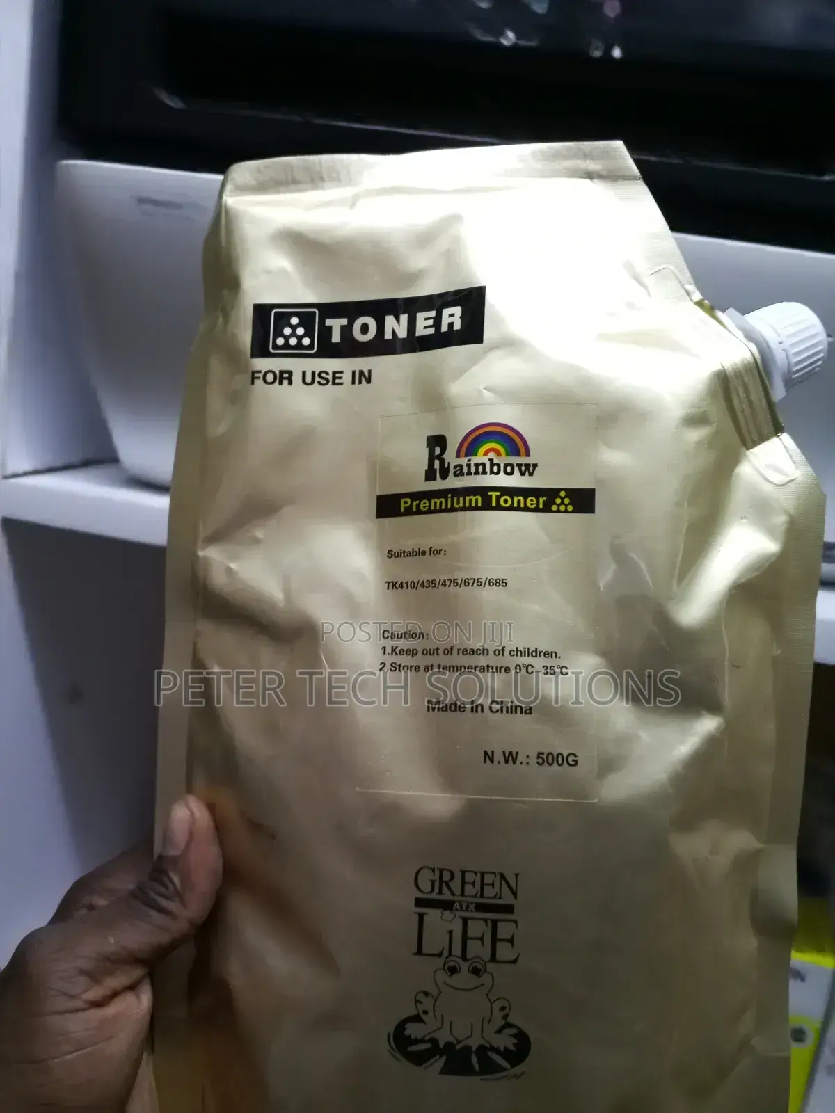 Kyocera Tonner Refill Powder 500grams Black.