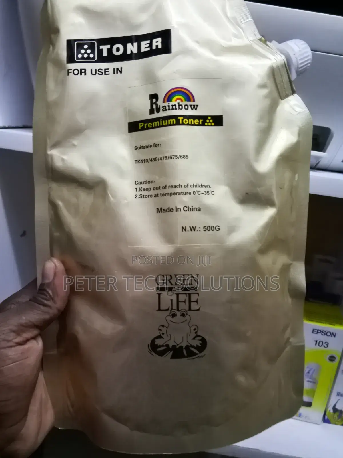 Kyocera Tonner Refill Powder 500grams Black.