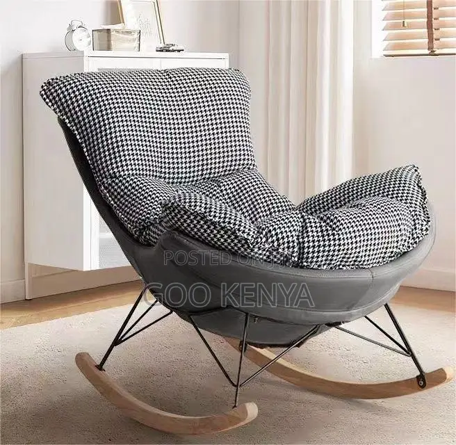 Home Chair; Relaxing Reclining Rocker With Thick Cushion