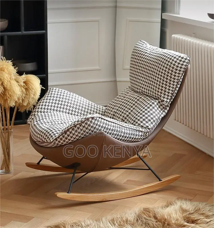 Home Chair; Relaxing Reclining Rocker With Thick Cushion