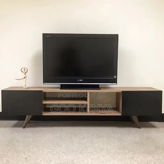 Home Tv Cabinet; Compact Tv Cabinet With Storage Compartments