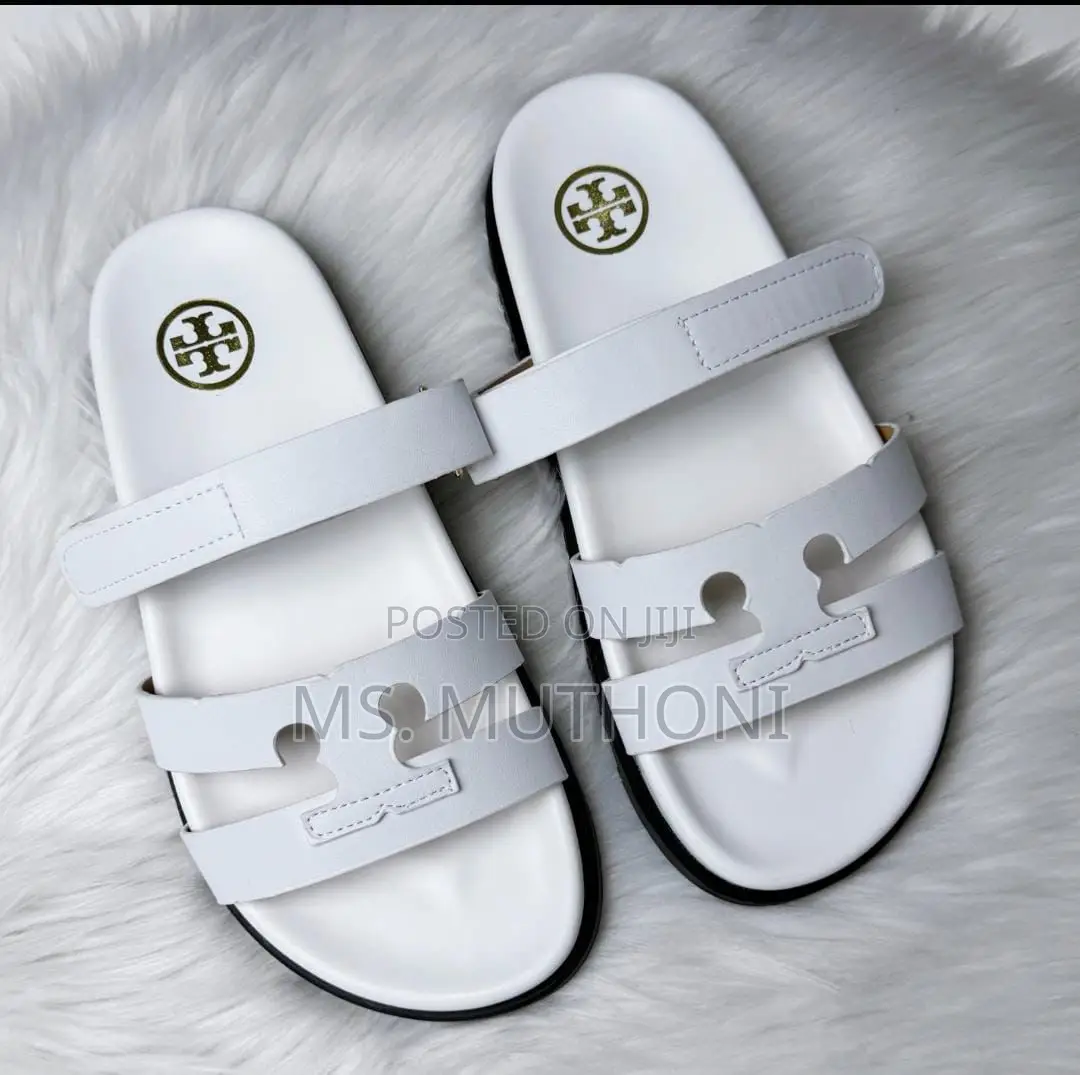 Ladies Tory Burch Double T Slides Size 37-42