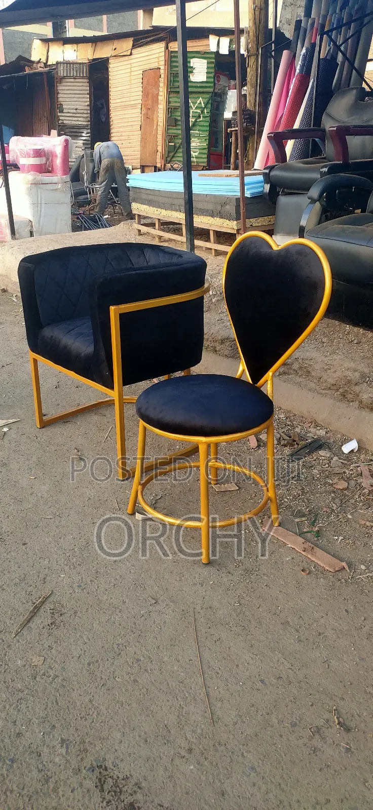 C-shaped Manicure Seats/ Salon Seats