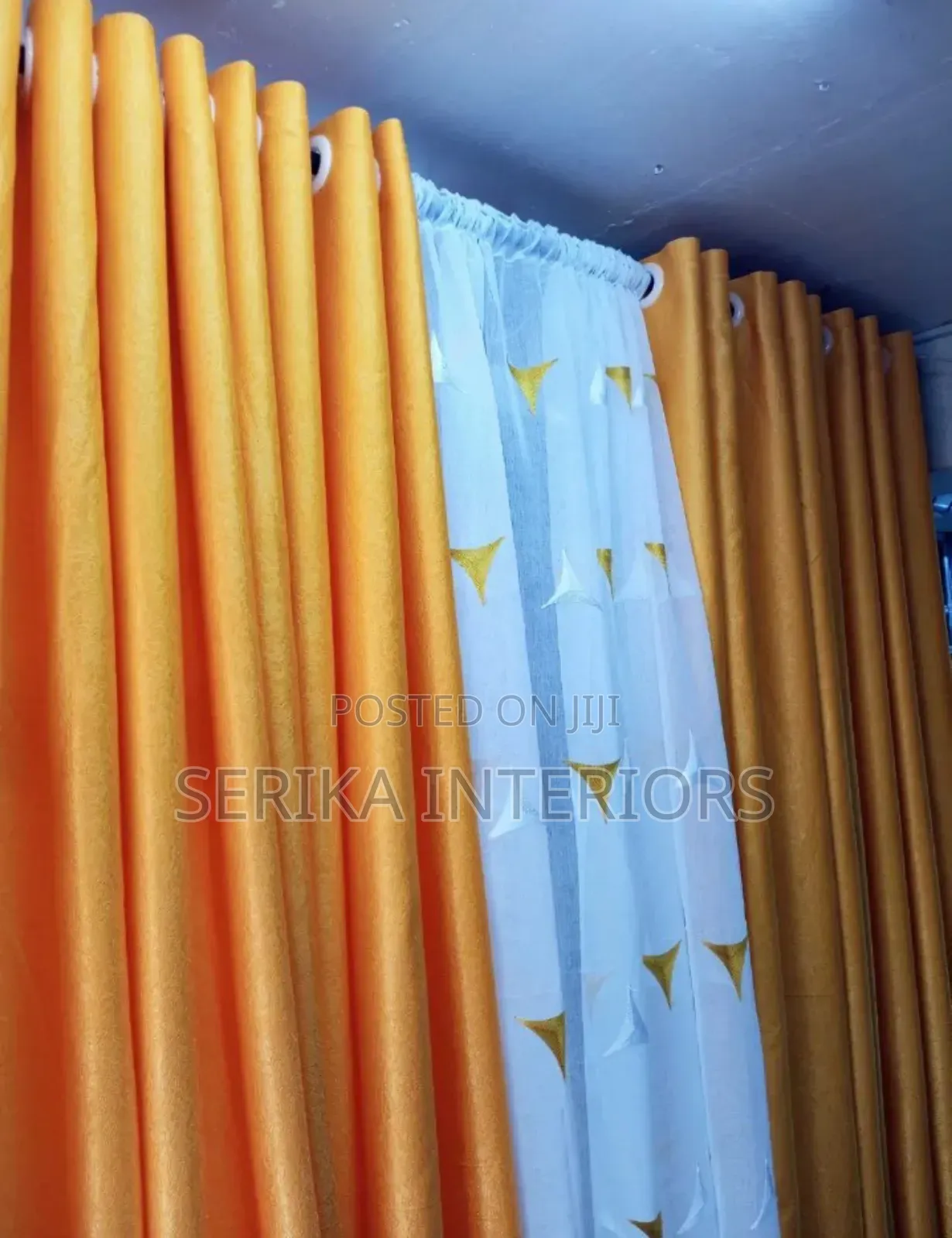 Yellow Curtains and Sheers Curtains Environmental Friendly Robertson's