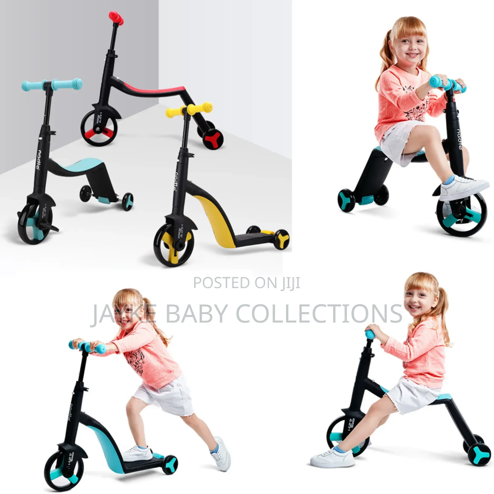 3–8y Kids? 3-in-1 Scooter, Balance Bike Tricycle – Safe Fun