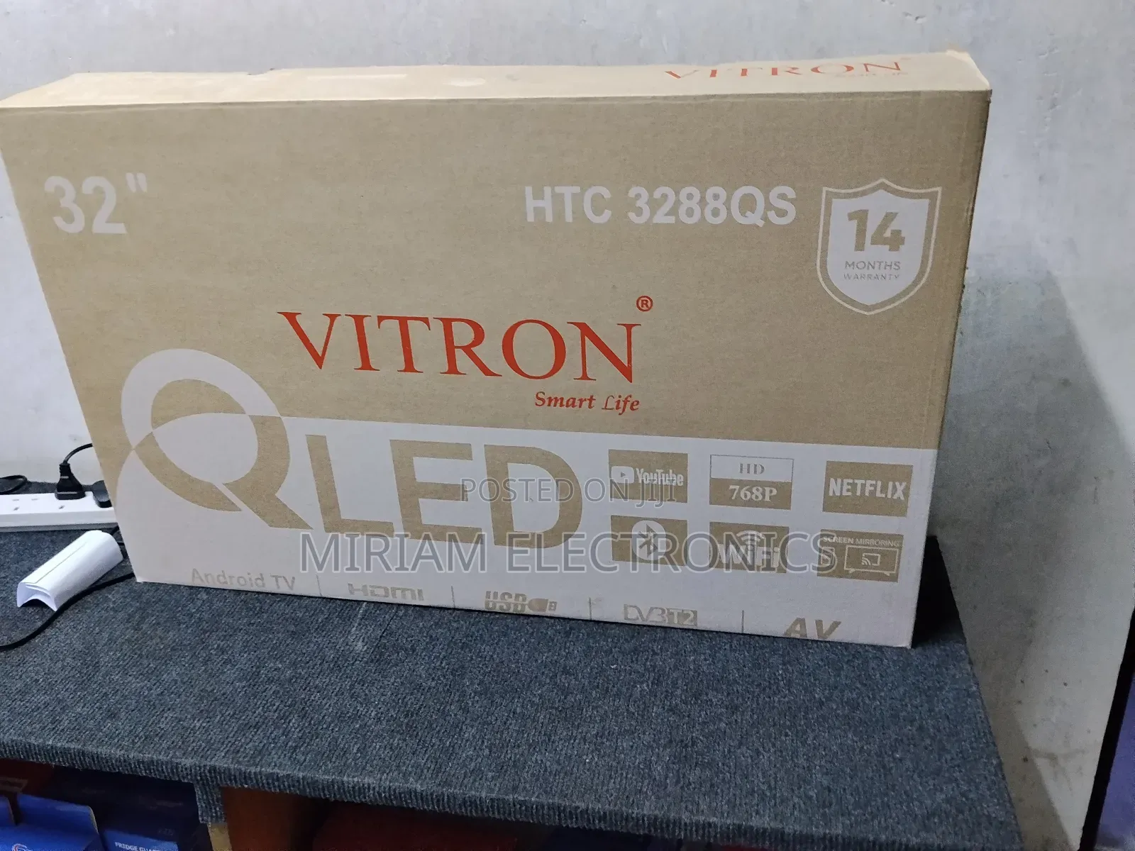 Vitron Htc3288qs, 32 Inch Qled Smart Android Tv, Qled Smart Android Tv