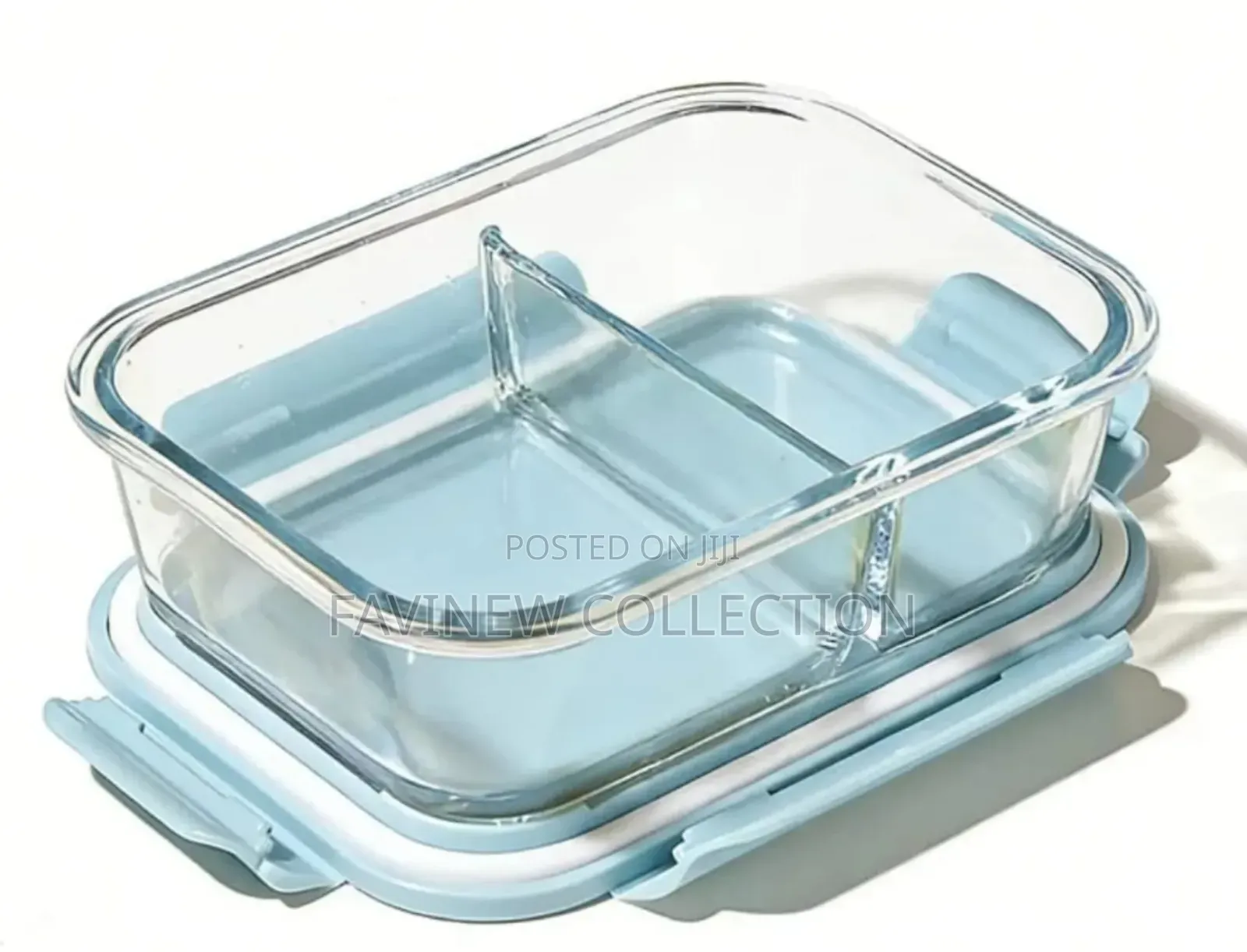 High Borosilicate Glass Partitioned Lunchbox