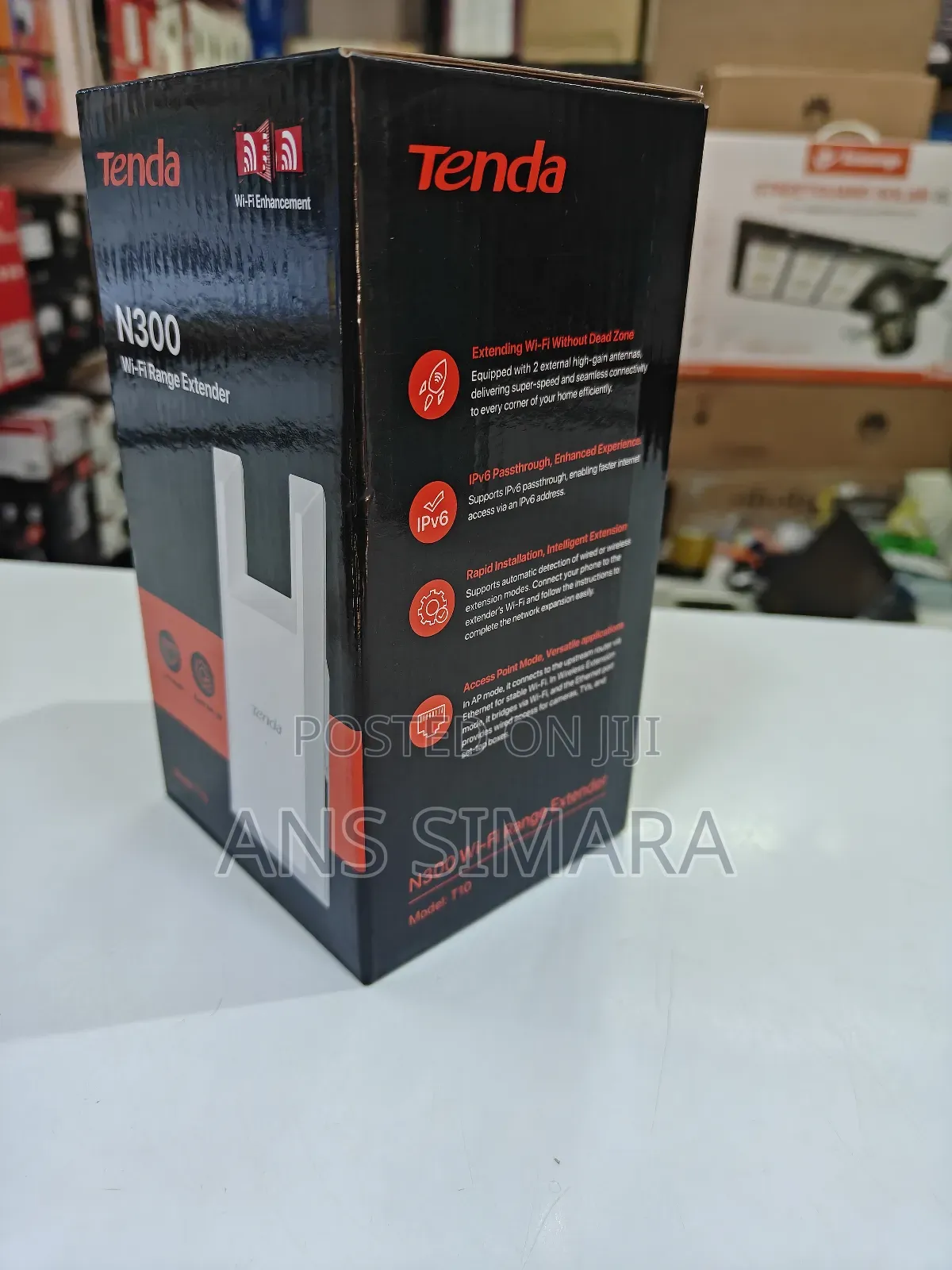 Tenda T10 Is a Single-Band N300 Wi-Fi Range Extender