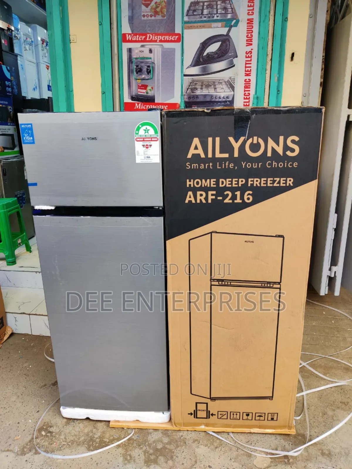 Ailyons Double Door Fridge 216litres
