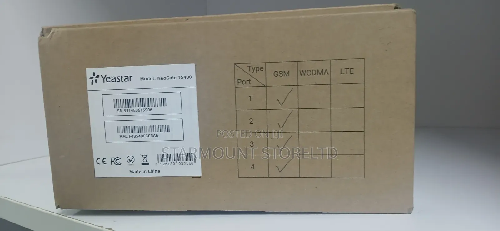 Yeastar Tg400 Gateway
