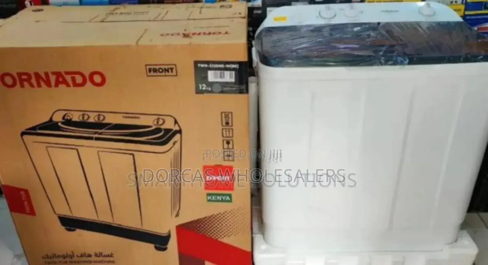 Payment on Delivery. New 12kgs Tornado Washing Machine