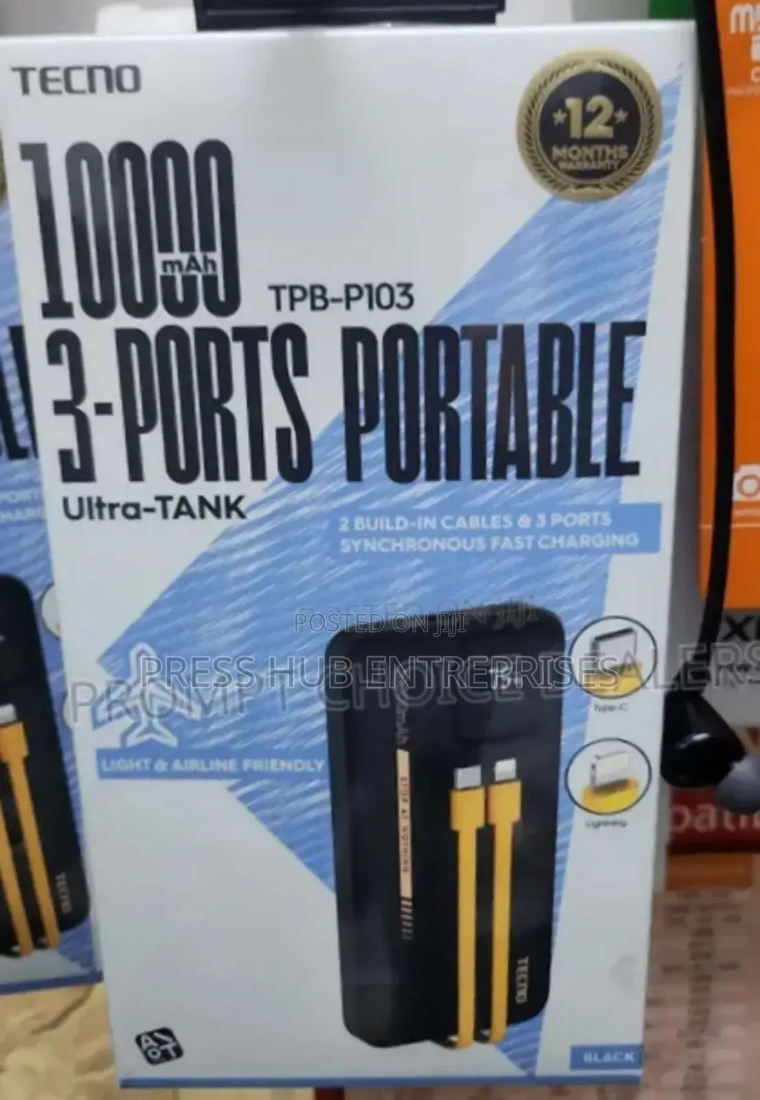 Tecno Powerbank TPB-P103