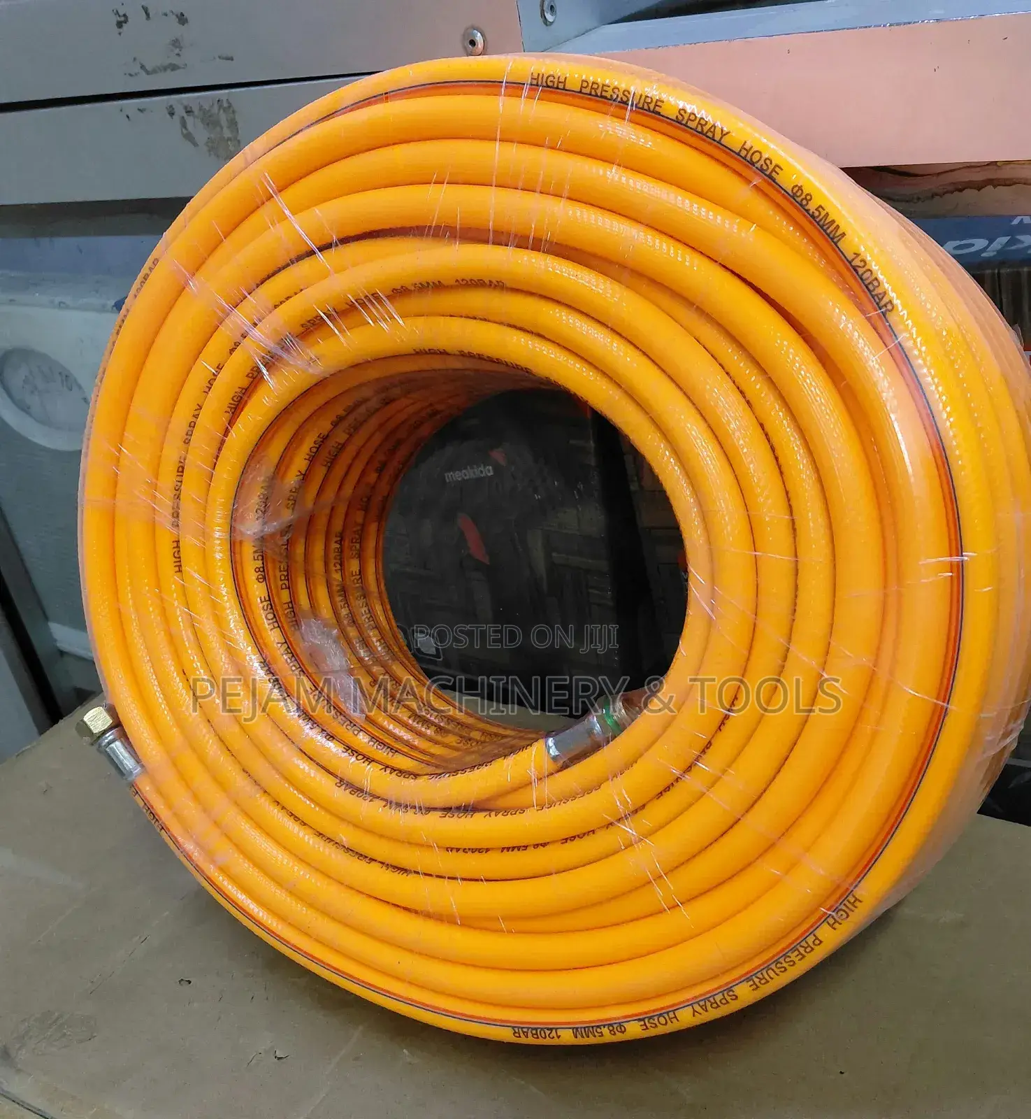 50m Yellow High-Pressure Spray Hose for Agricultural and Industrial